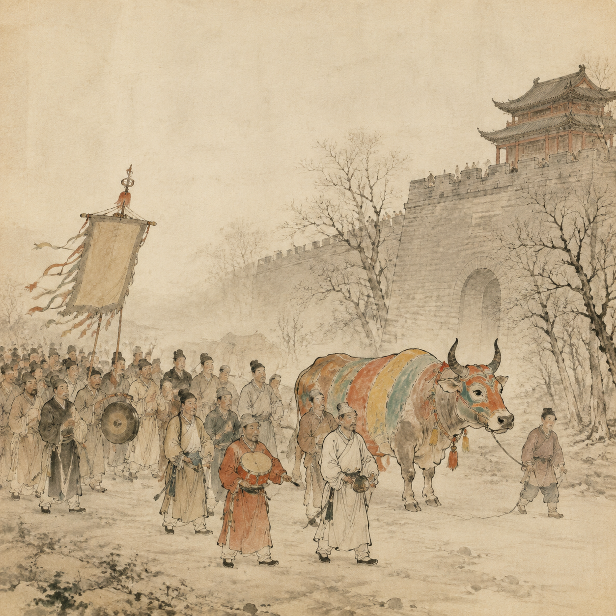 土牛送寒图