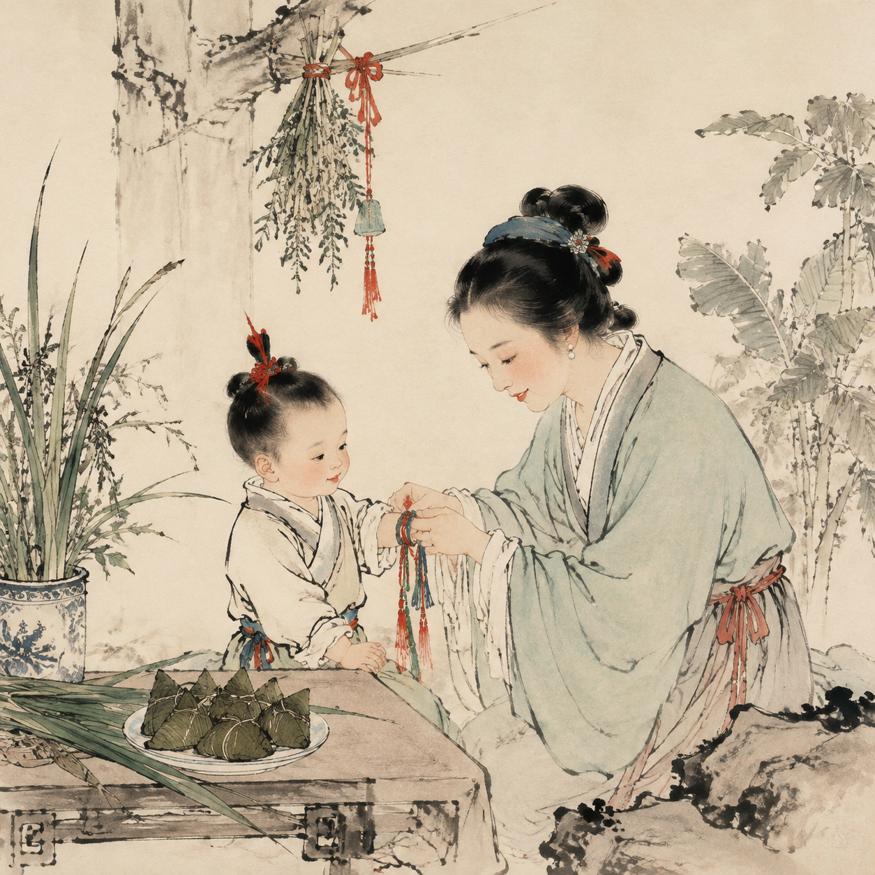 端午系彩缕