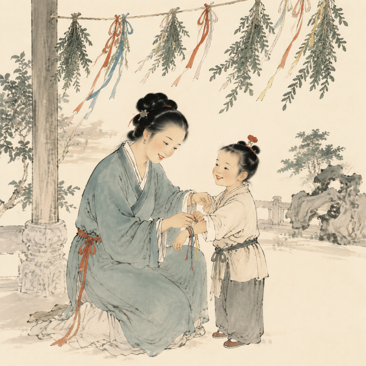 端午系百索戴符