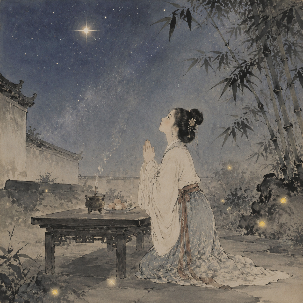 夏夜祭始影