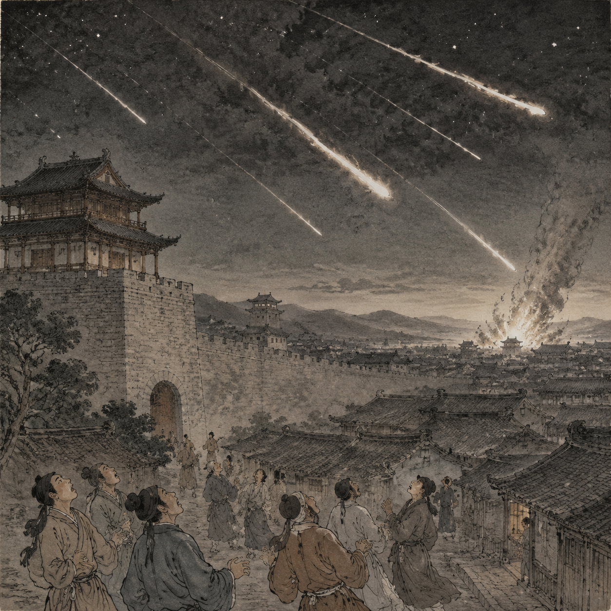 流星落地的夜晚