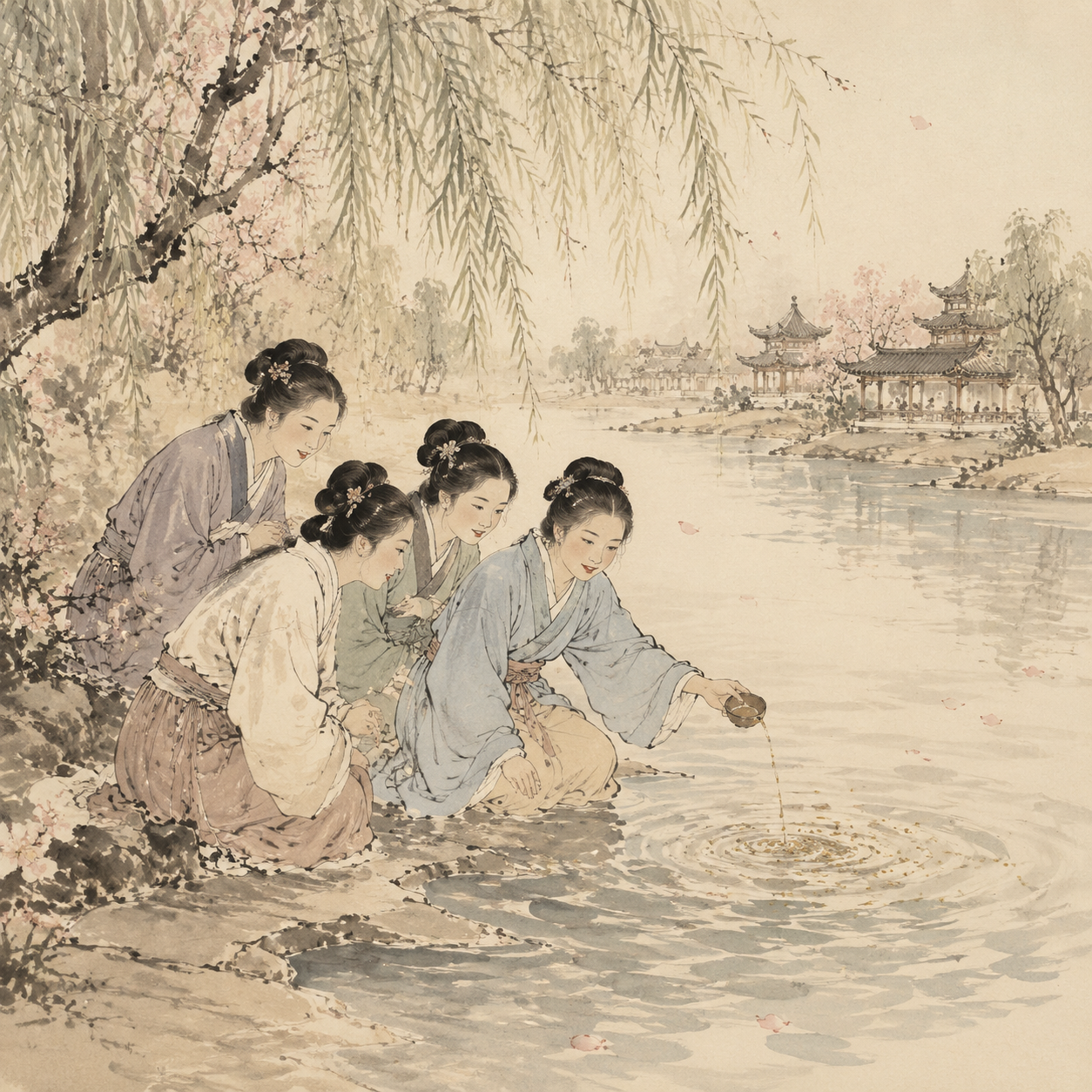 上巳油花卜