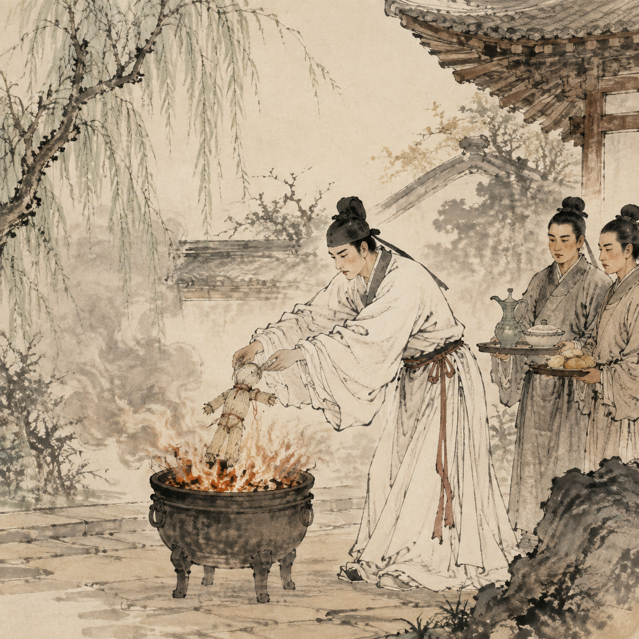 唐风正月送穷图