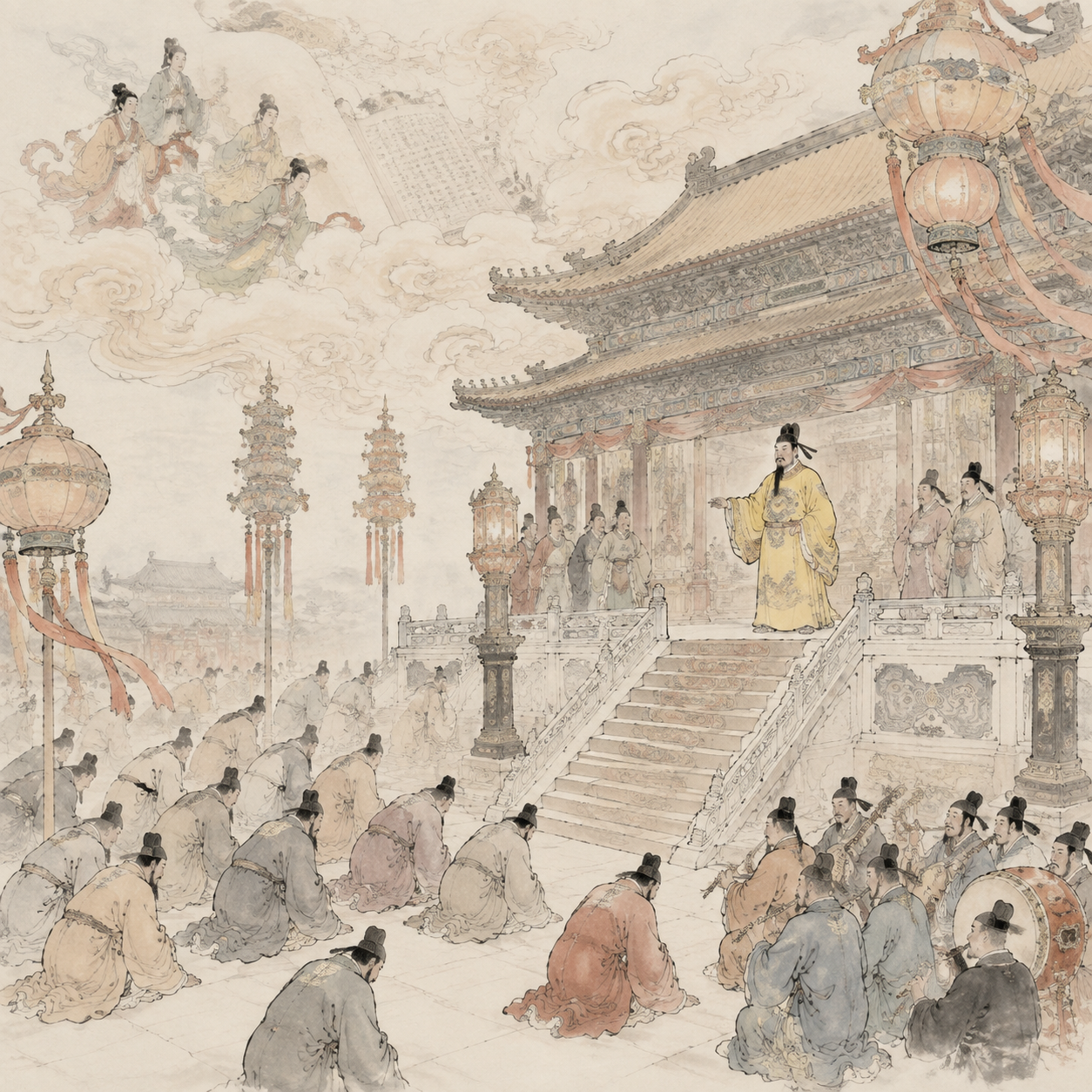 天庆节的宫廷庆典