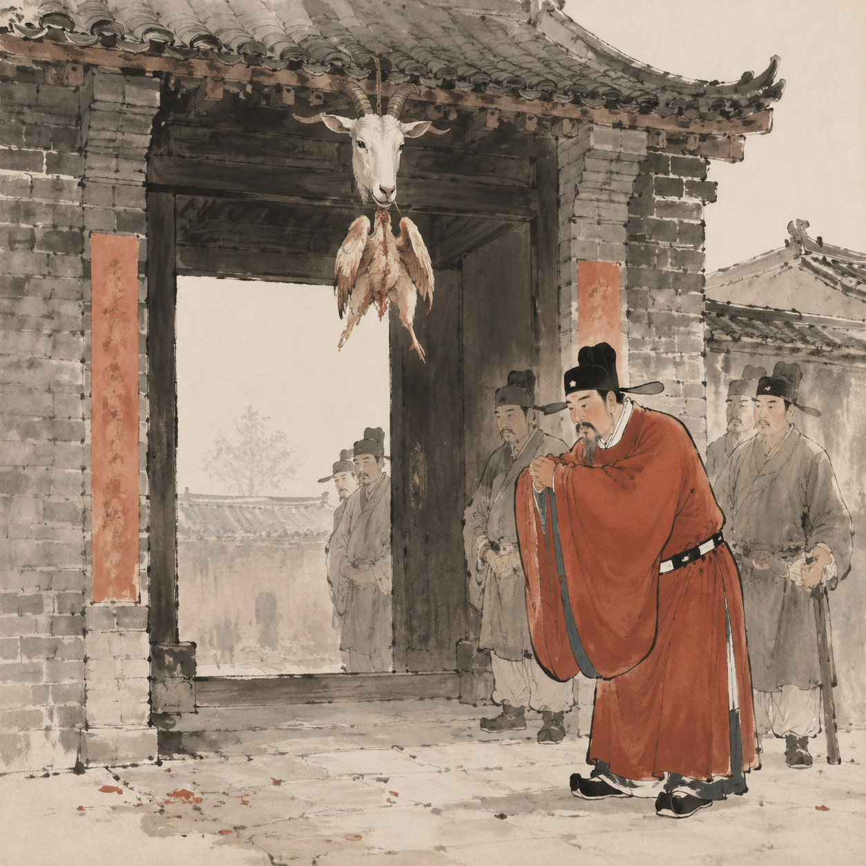 门悬羊头覆鸡