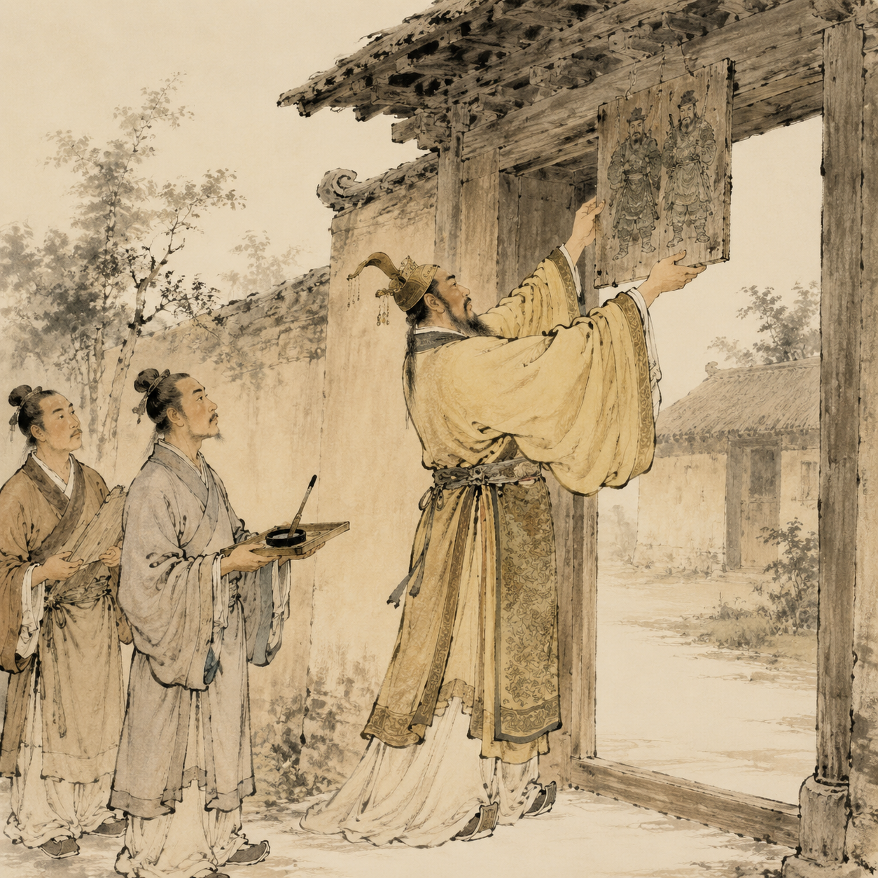 黄帝元旦立桃板