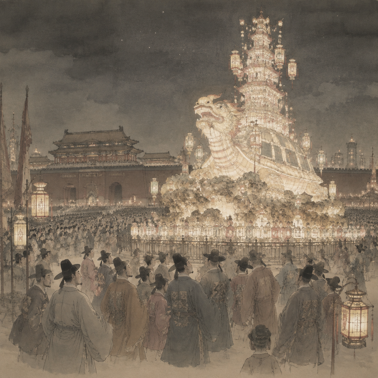 午门鳌山灯会