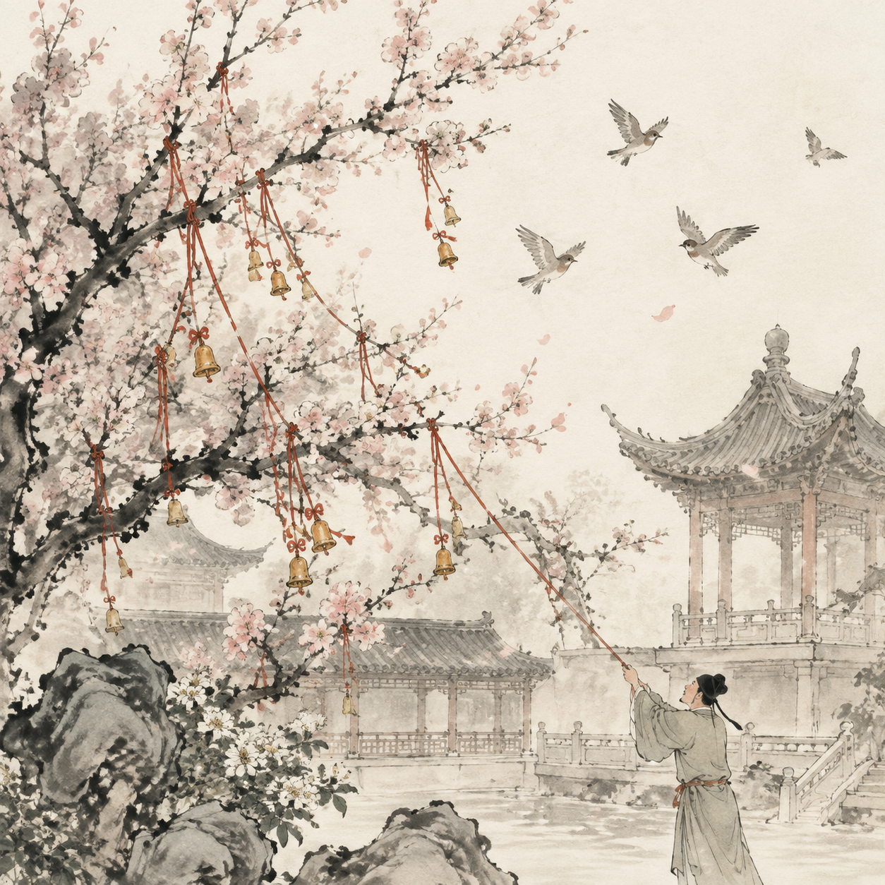 宁王府春景护花铃