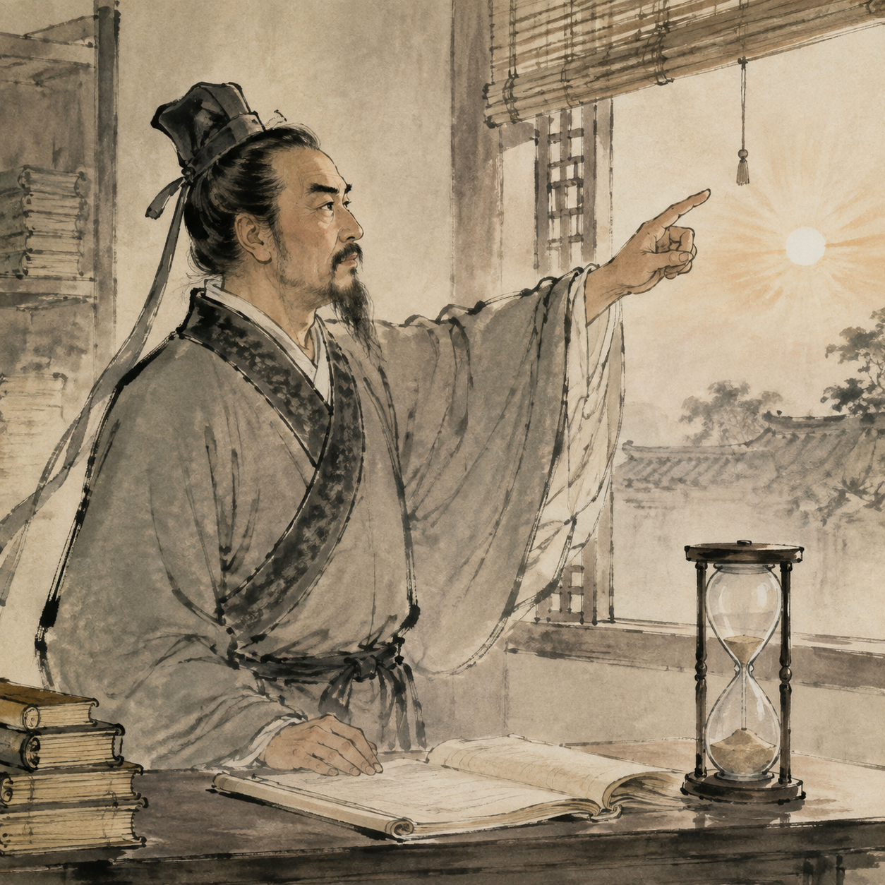 陶侃惜阴图