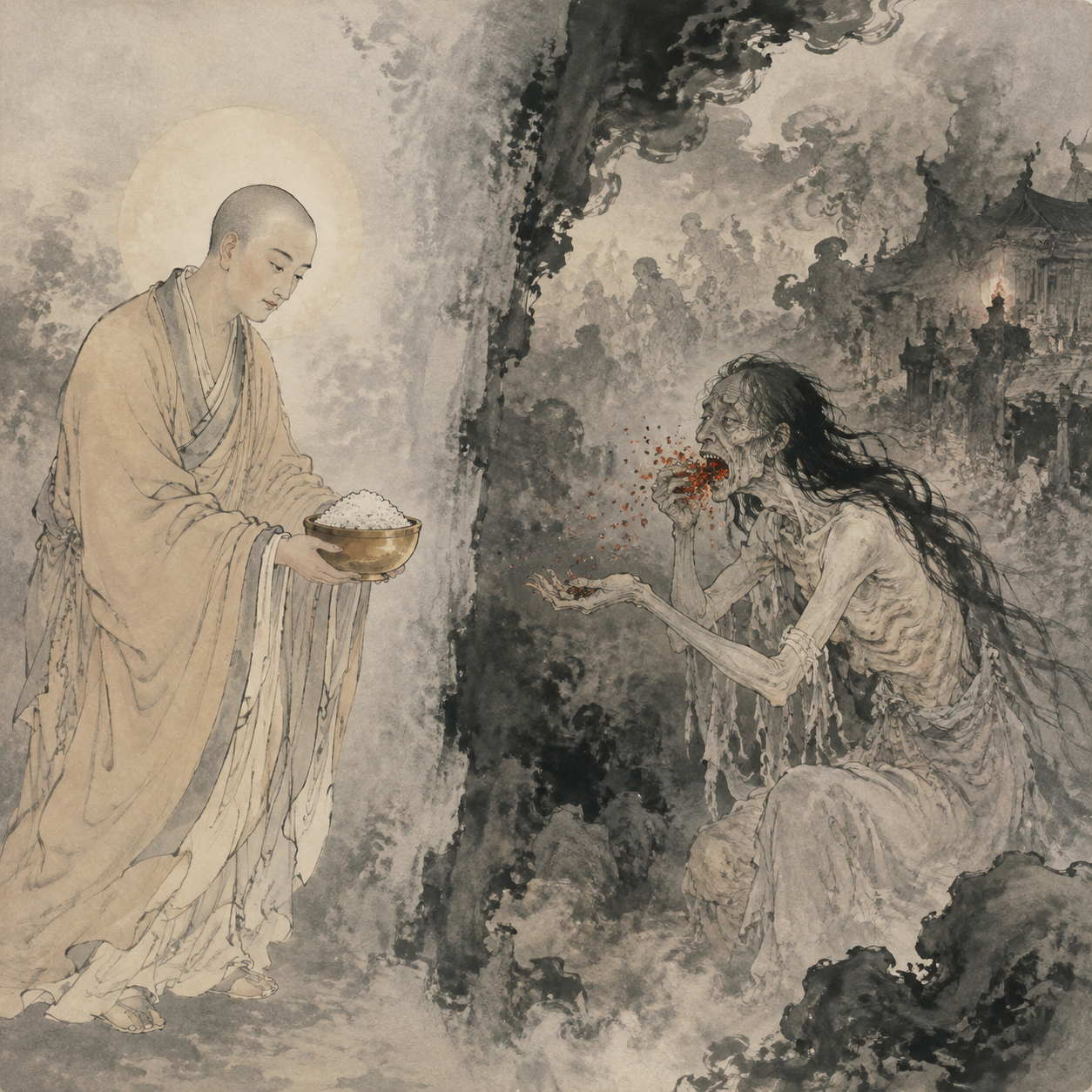 目连救母