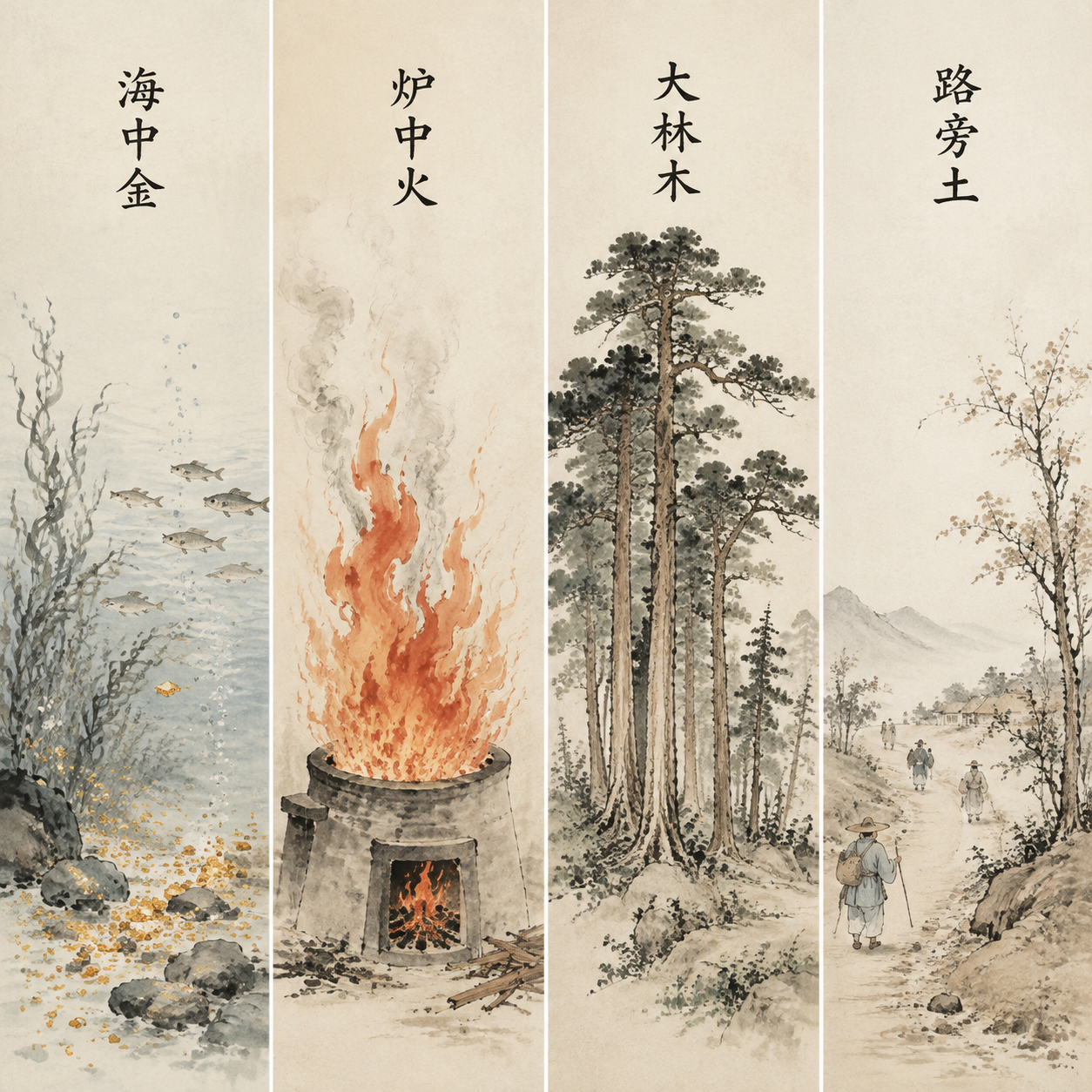 五种代表性纳音意象