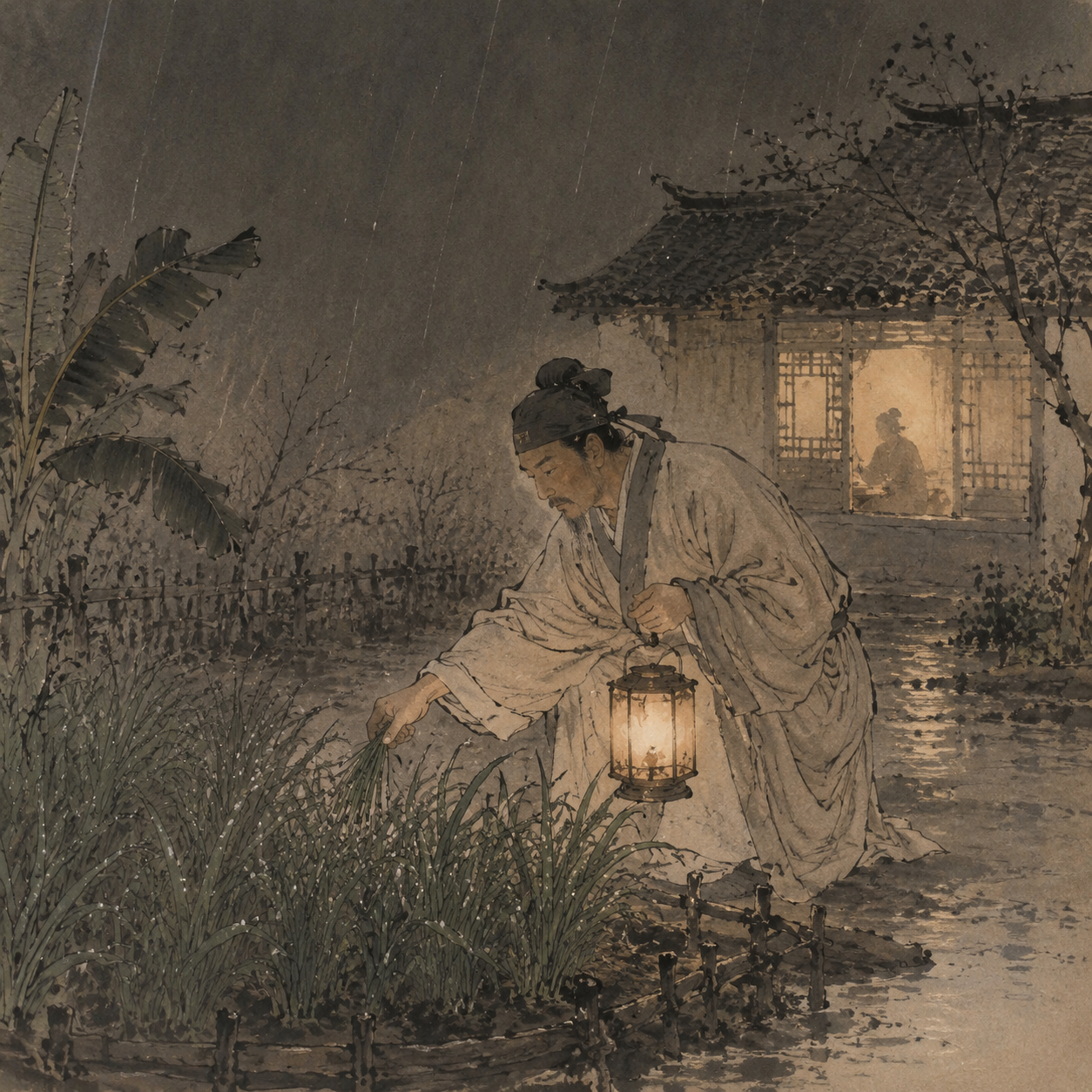 雨夜剪韭