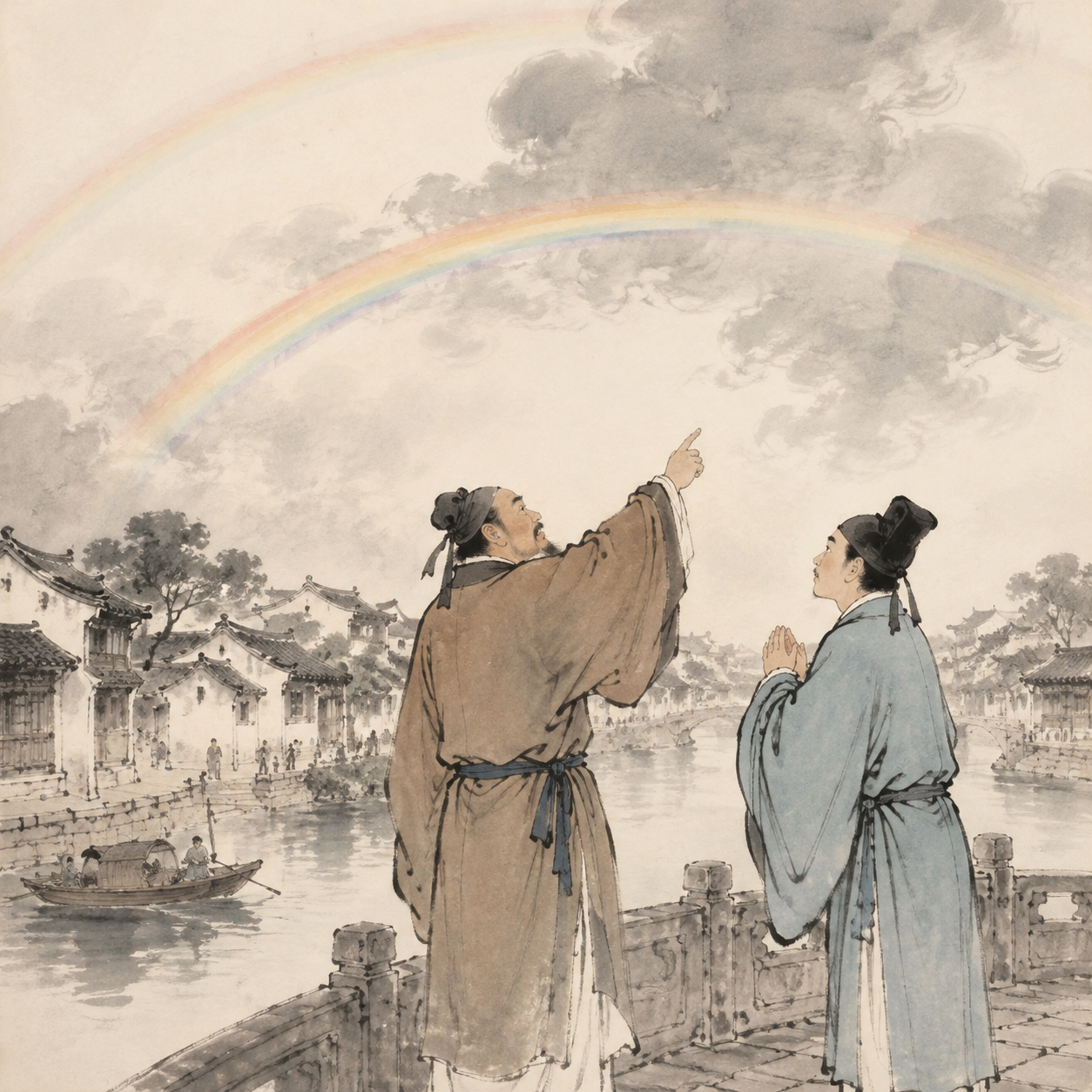 皇帝微行考诗