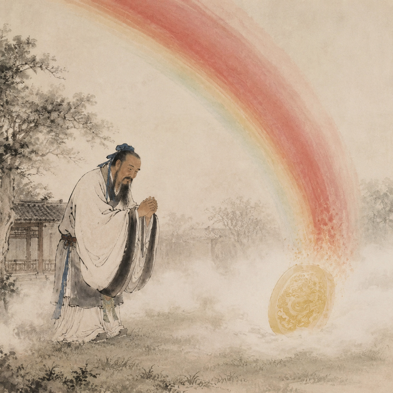 赤虹化玉