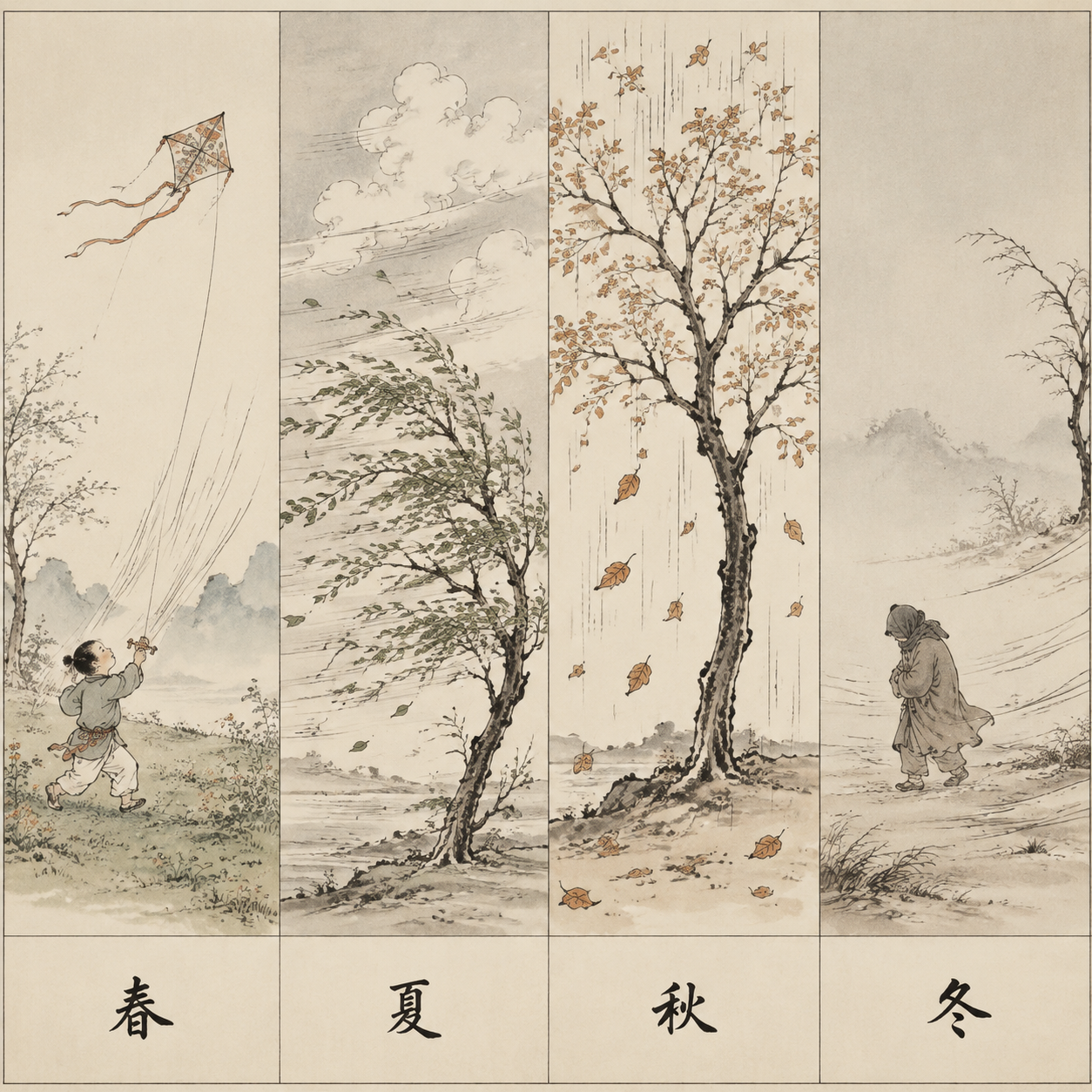四季风图