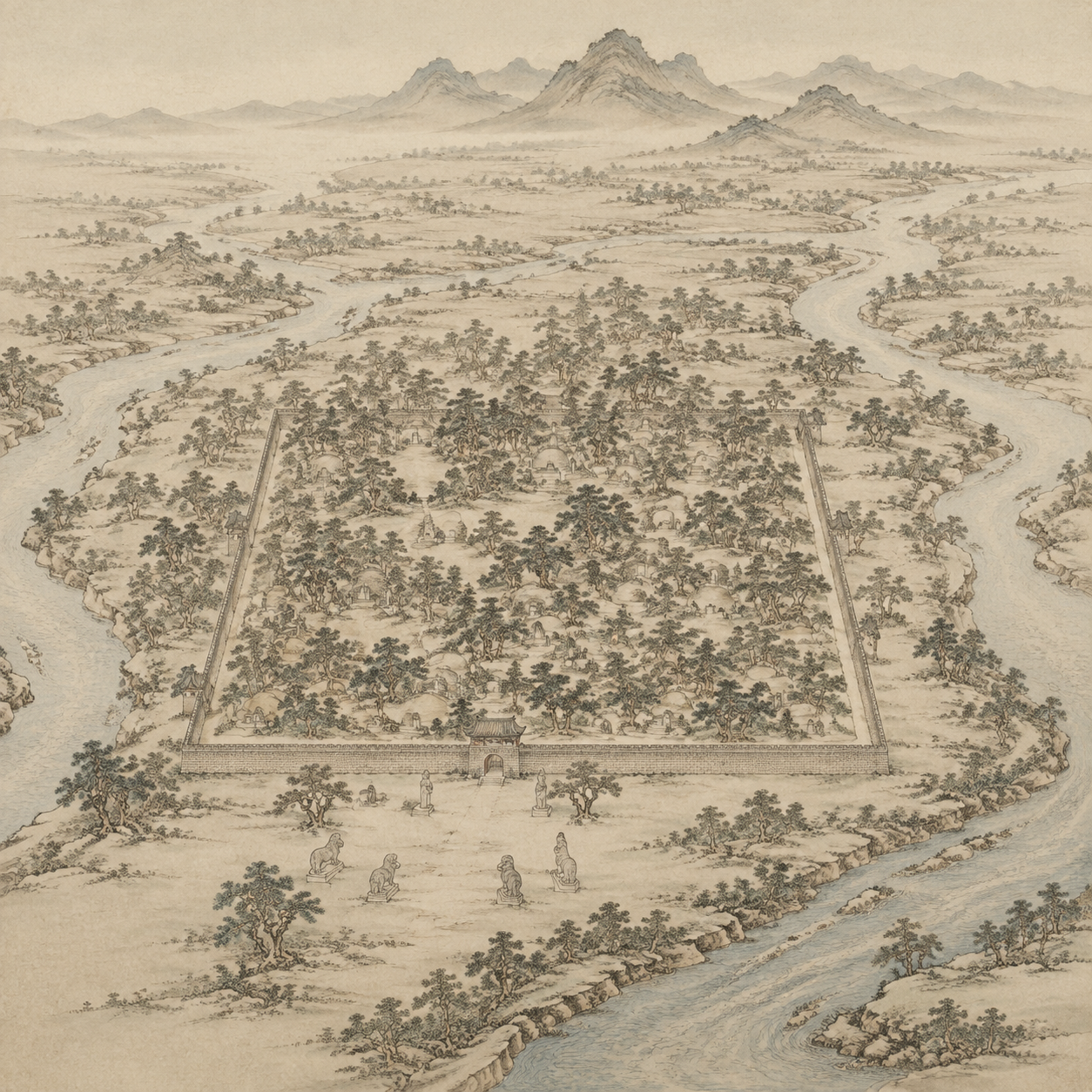 孔林全景图