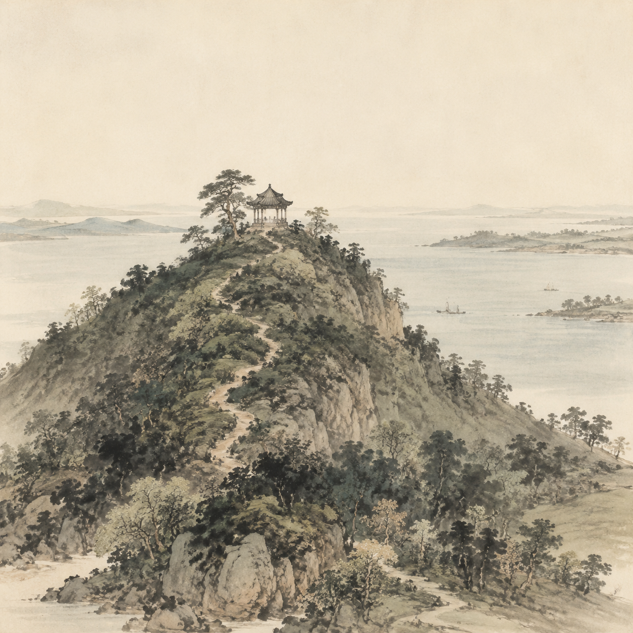 巴丘山远景