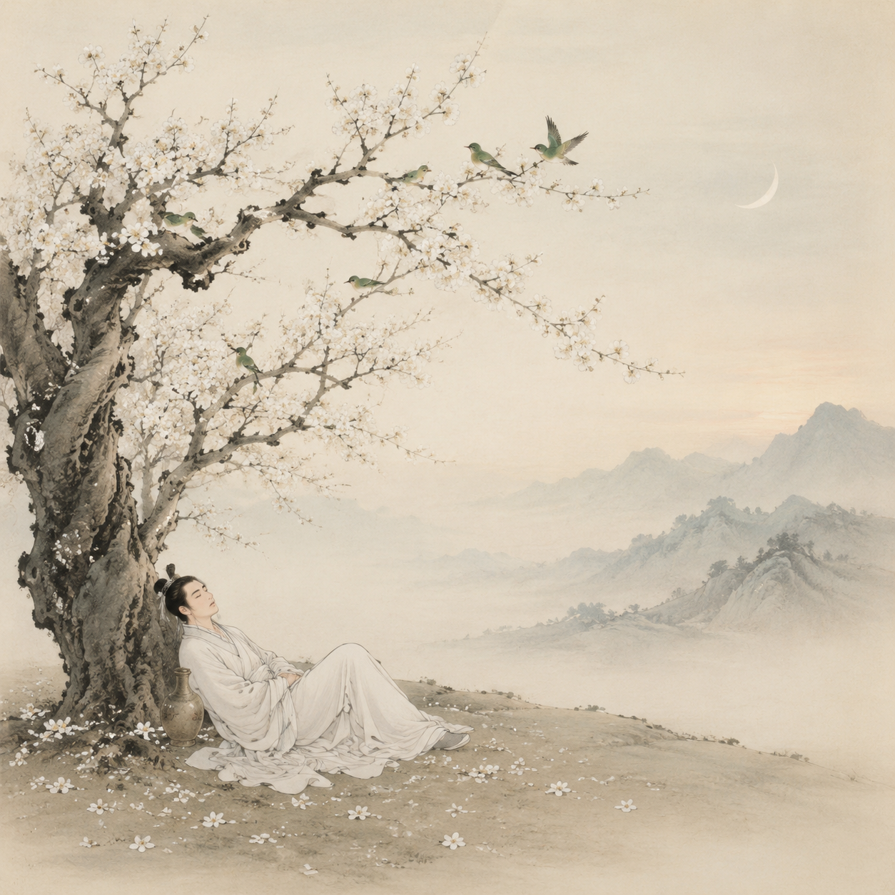 赵师雄梦遇梅花仙子