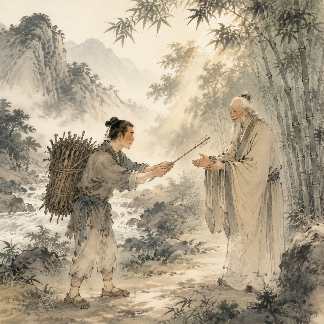 郑弘还箭
