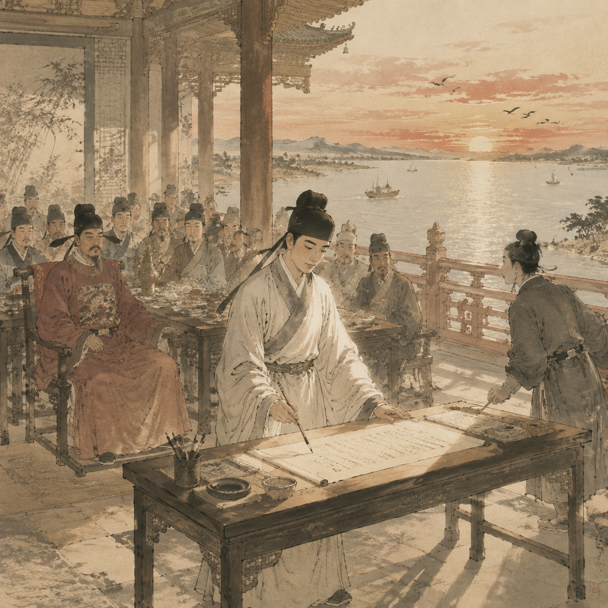滕王阁重阳宴席