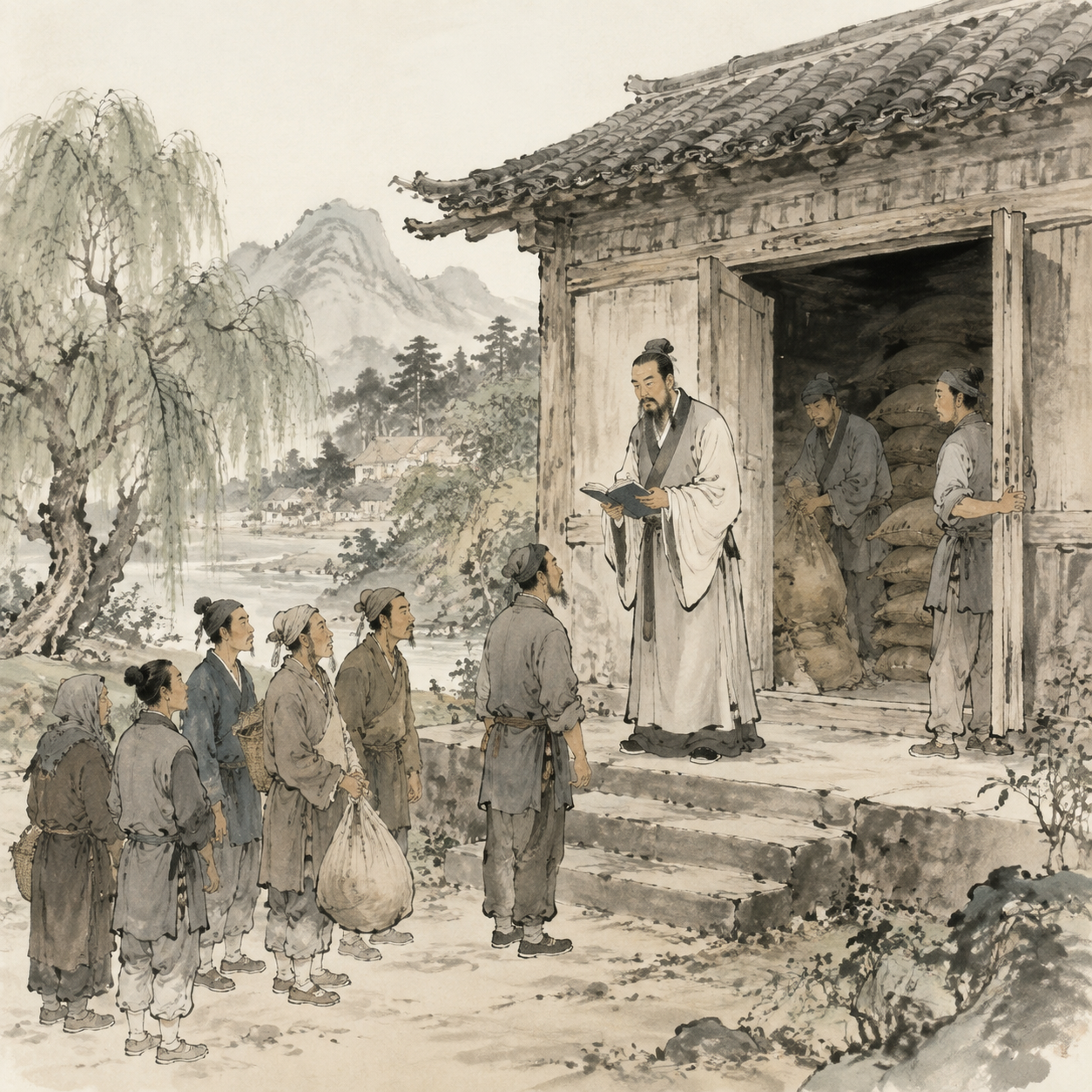 朱熹主持社仓放粮