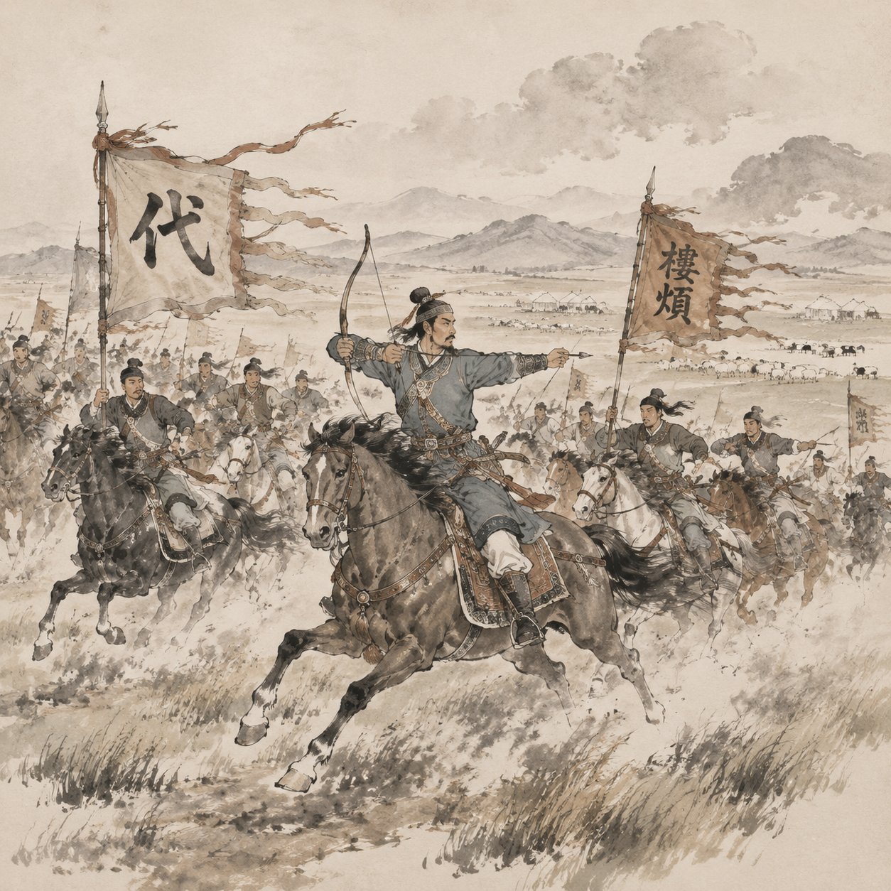 赵武灵王胡服骑射