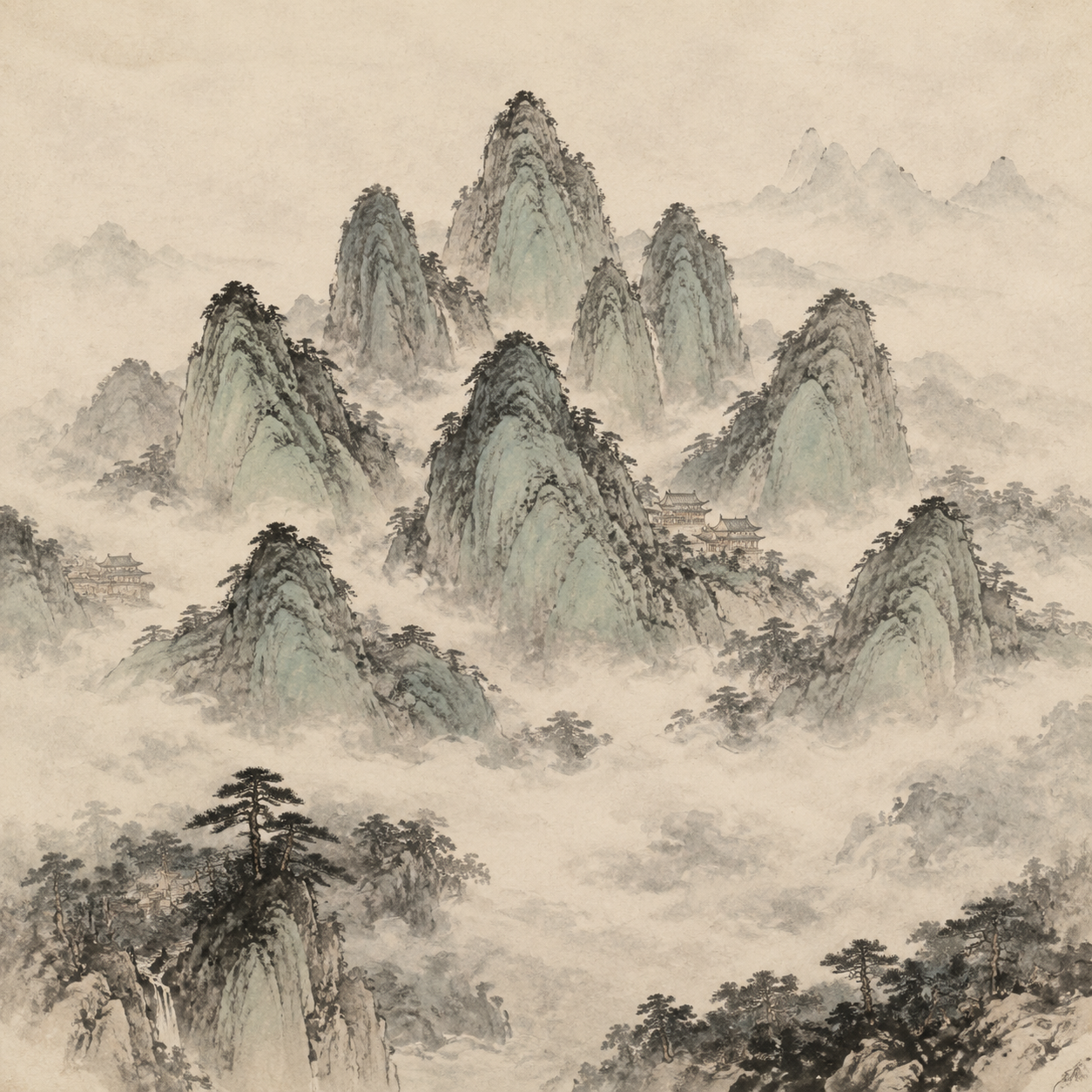 九华山莲花峰