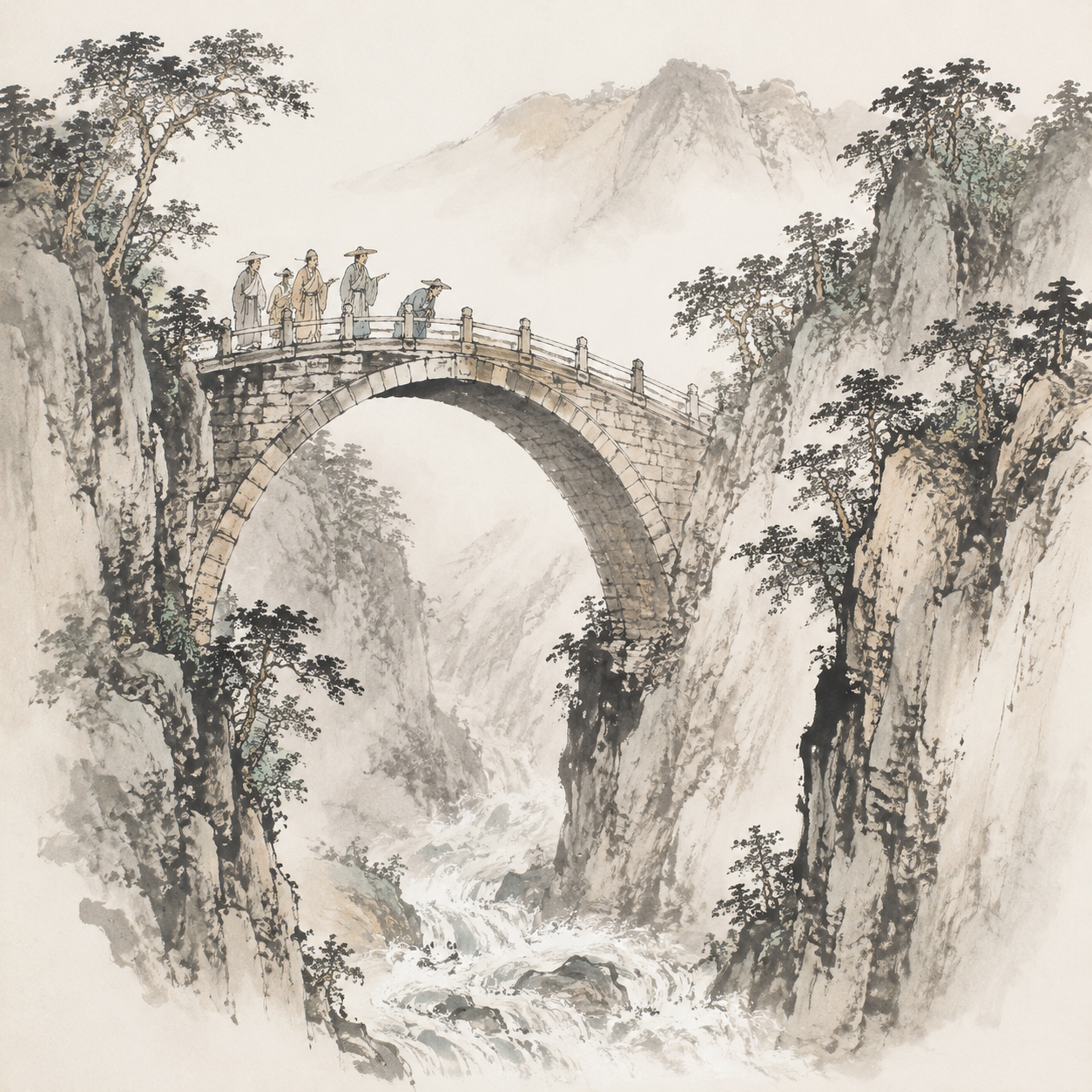 栖贤寺三峡桥