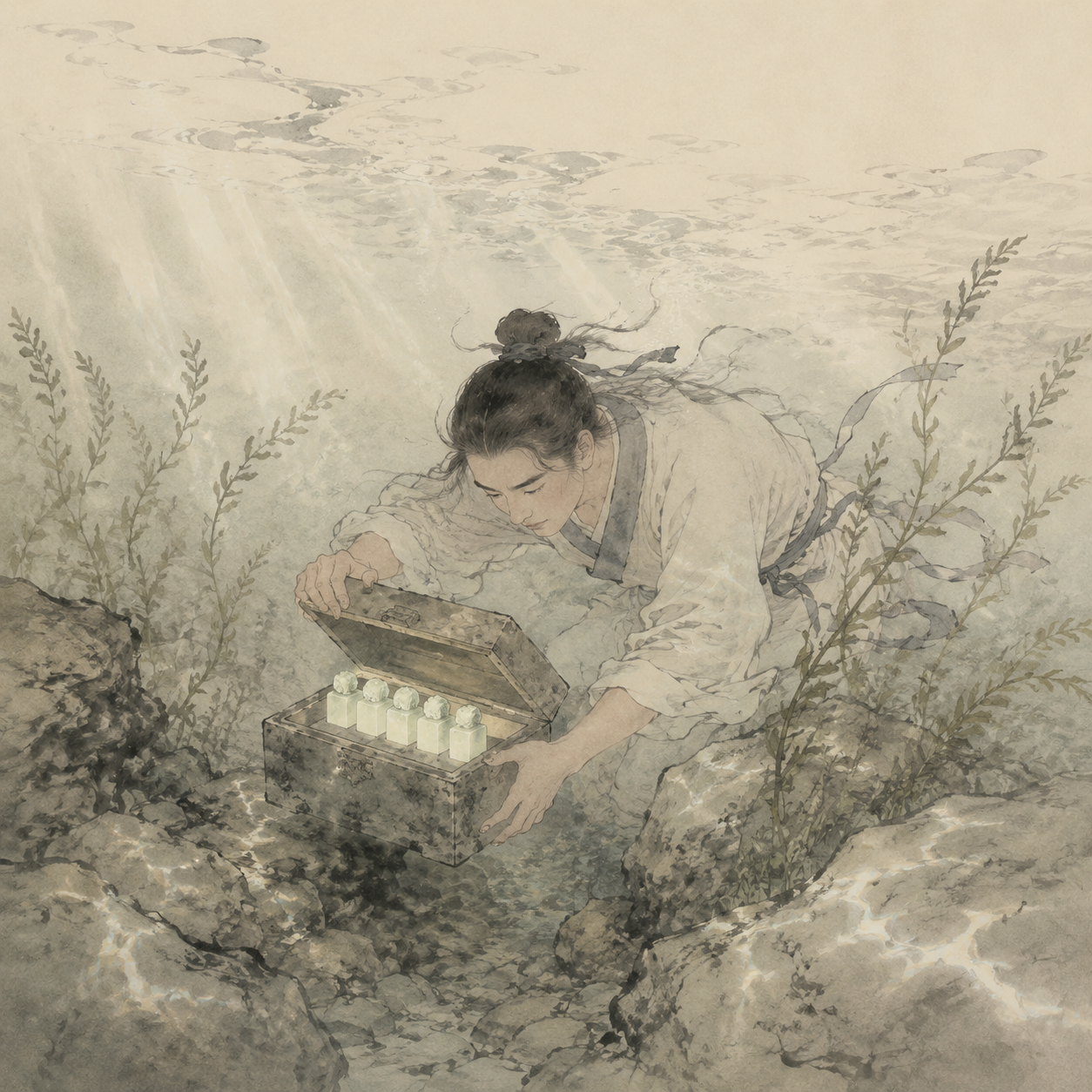 龙澄水中取石盒