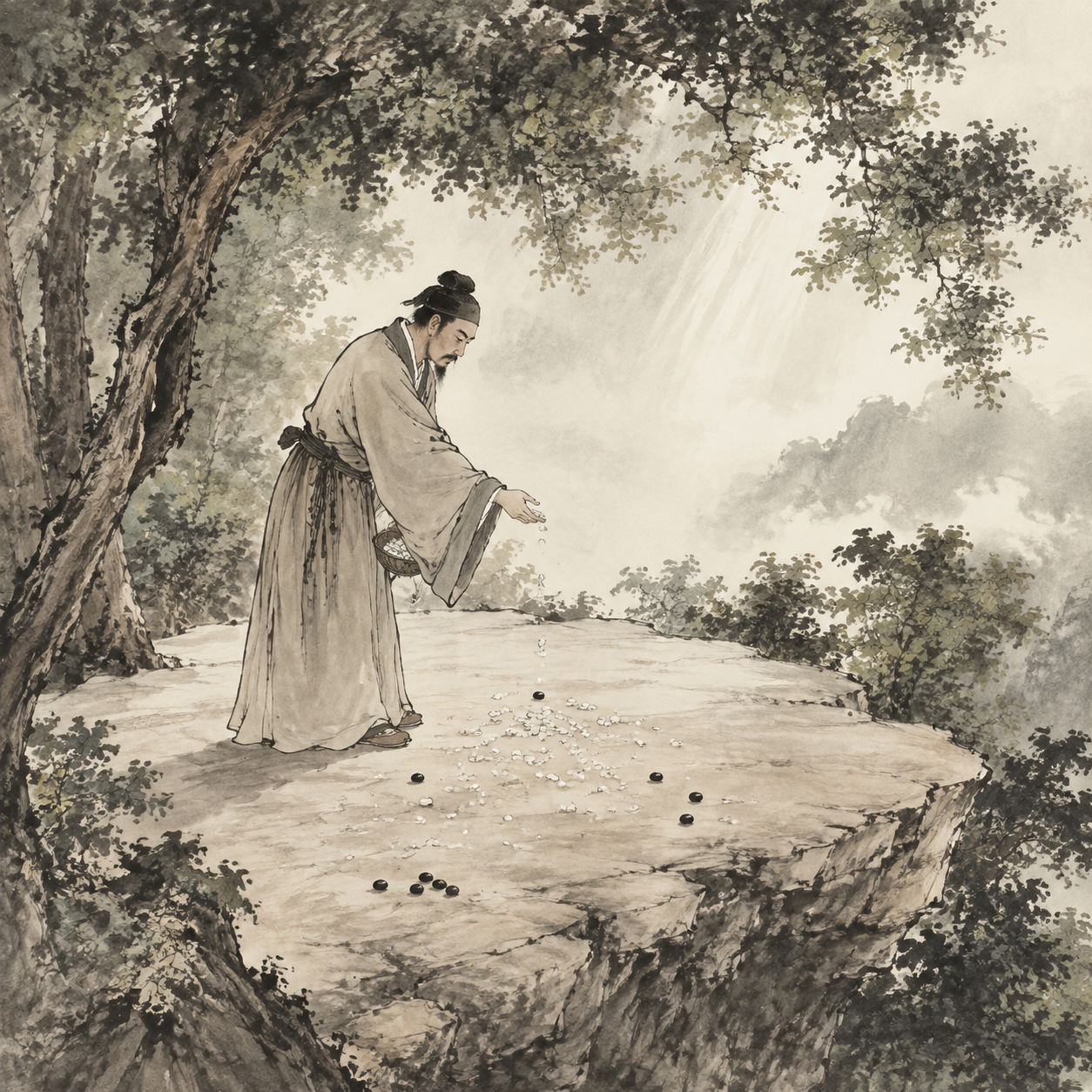 棋子坪撒米得棋的想象图