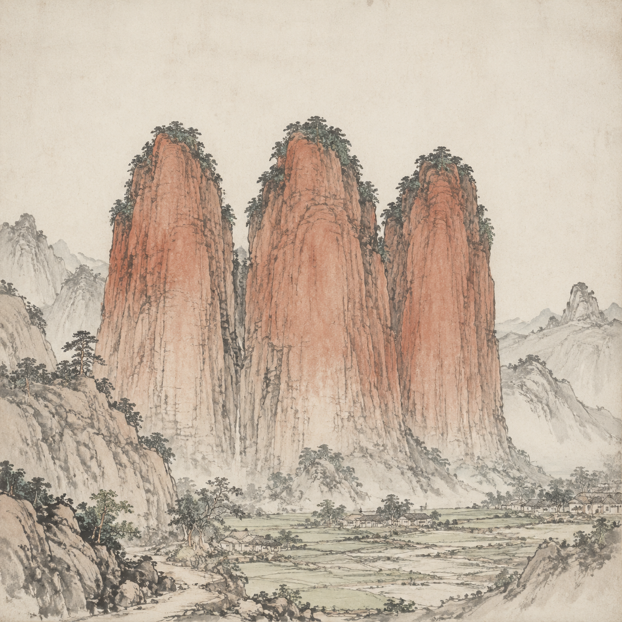 江郎山三石峰
