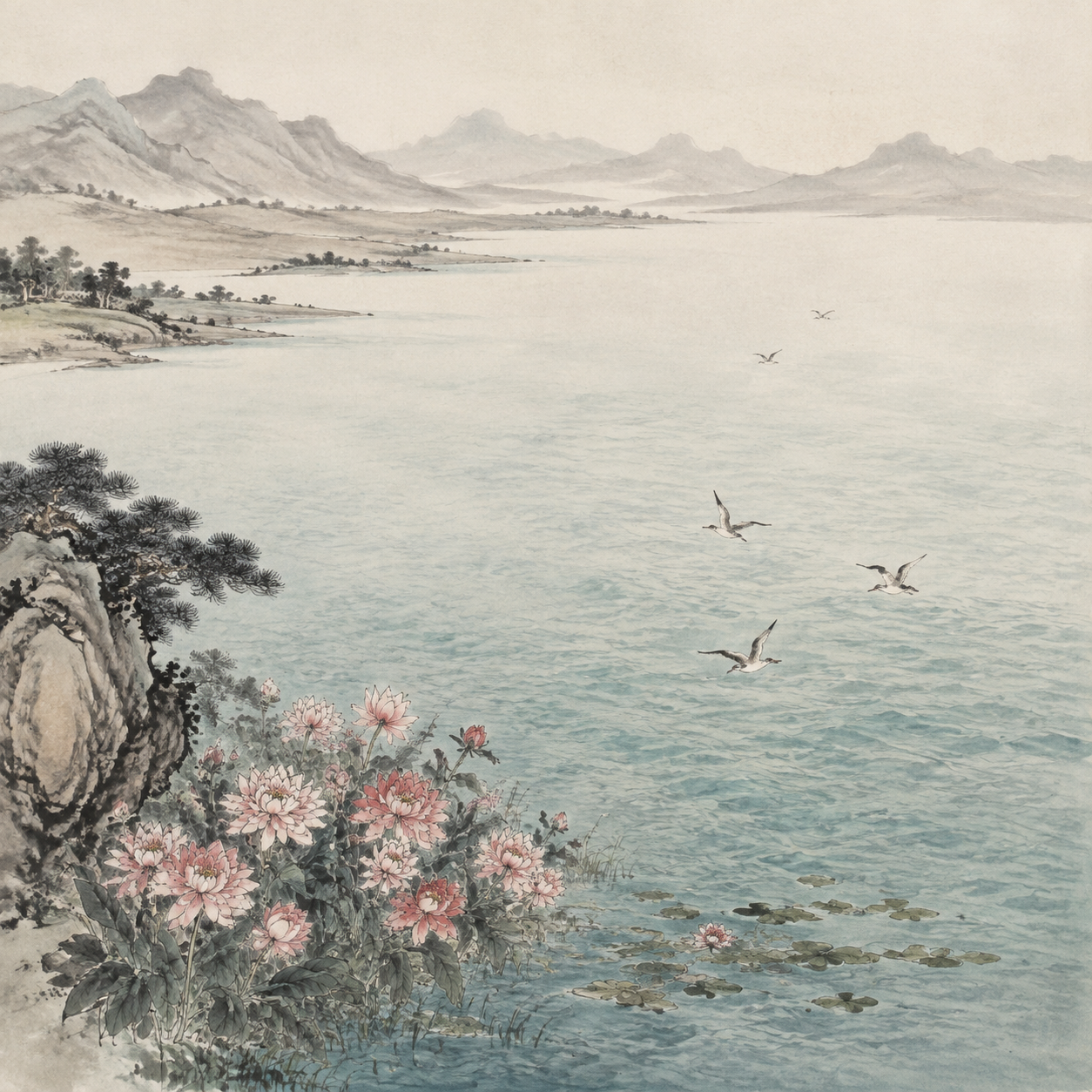 五百里滇池风光