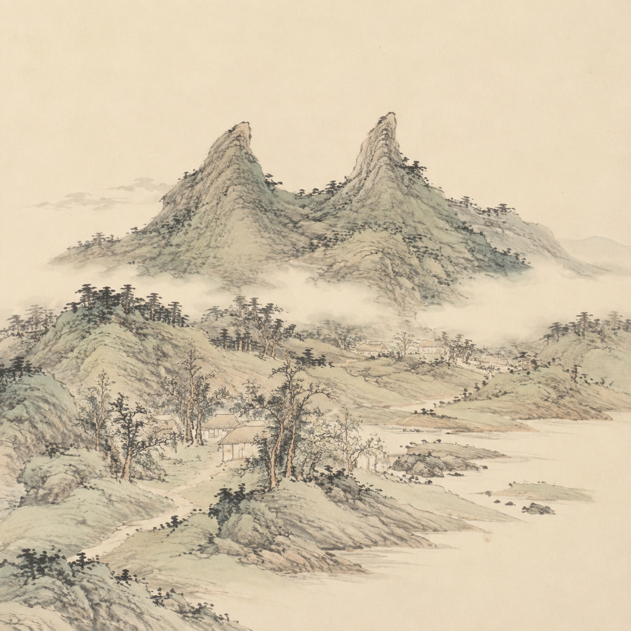 牛首山双峰远眺