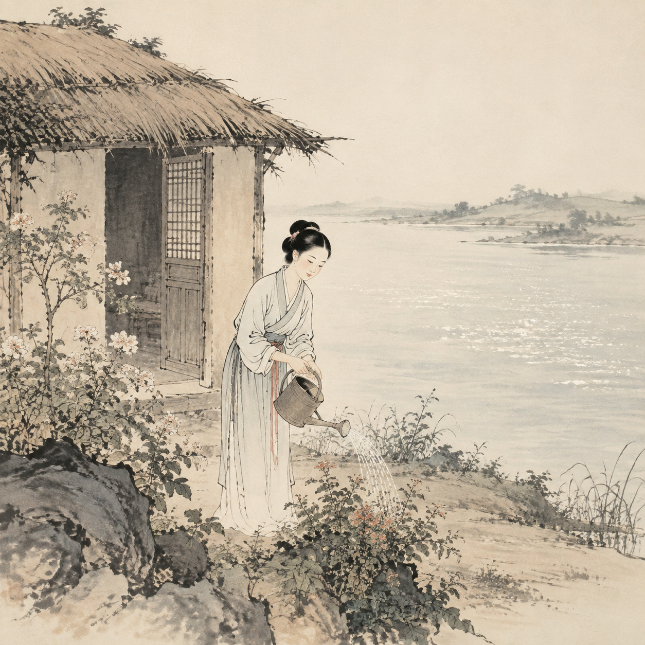 莫愁女故居想象图