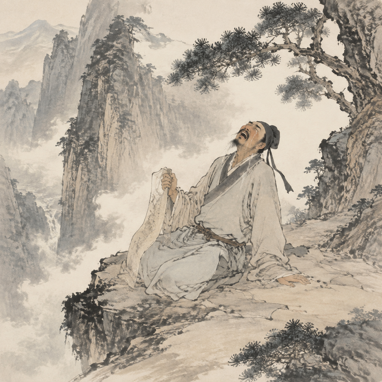 韩愈华山大哭