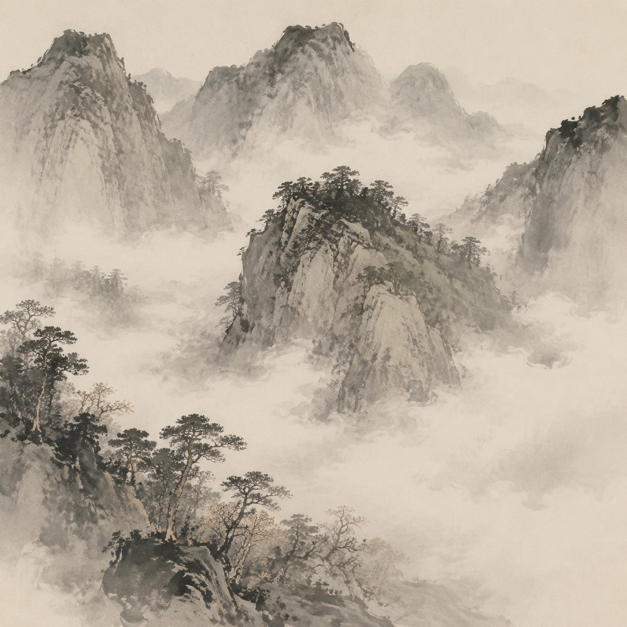 云谷山雾景