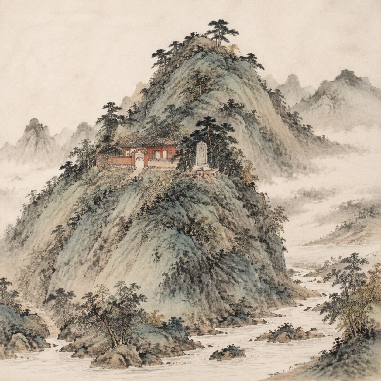 龙穴山与张龙公祠