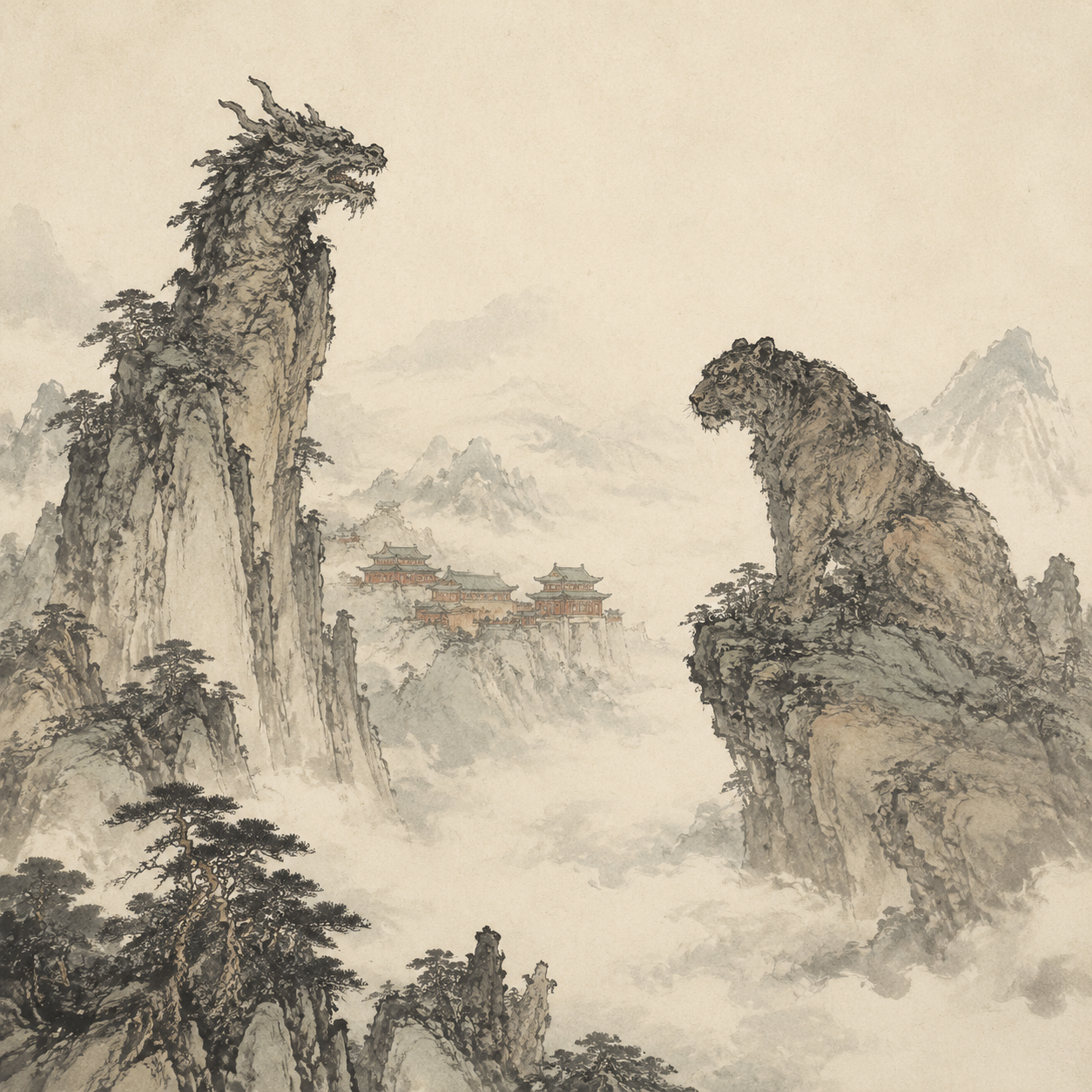 龙虎对峙