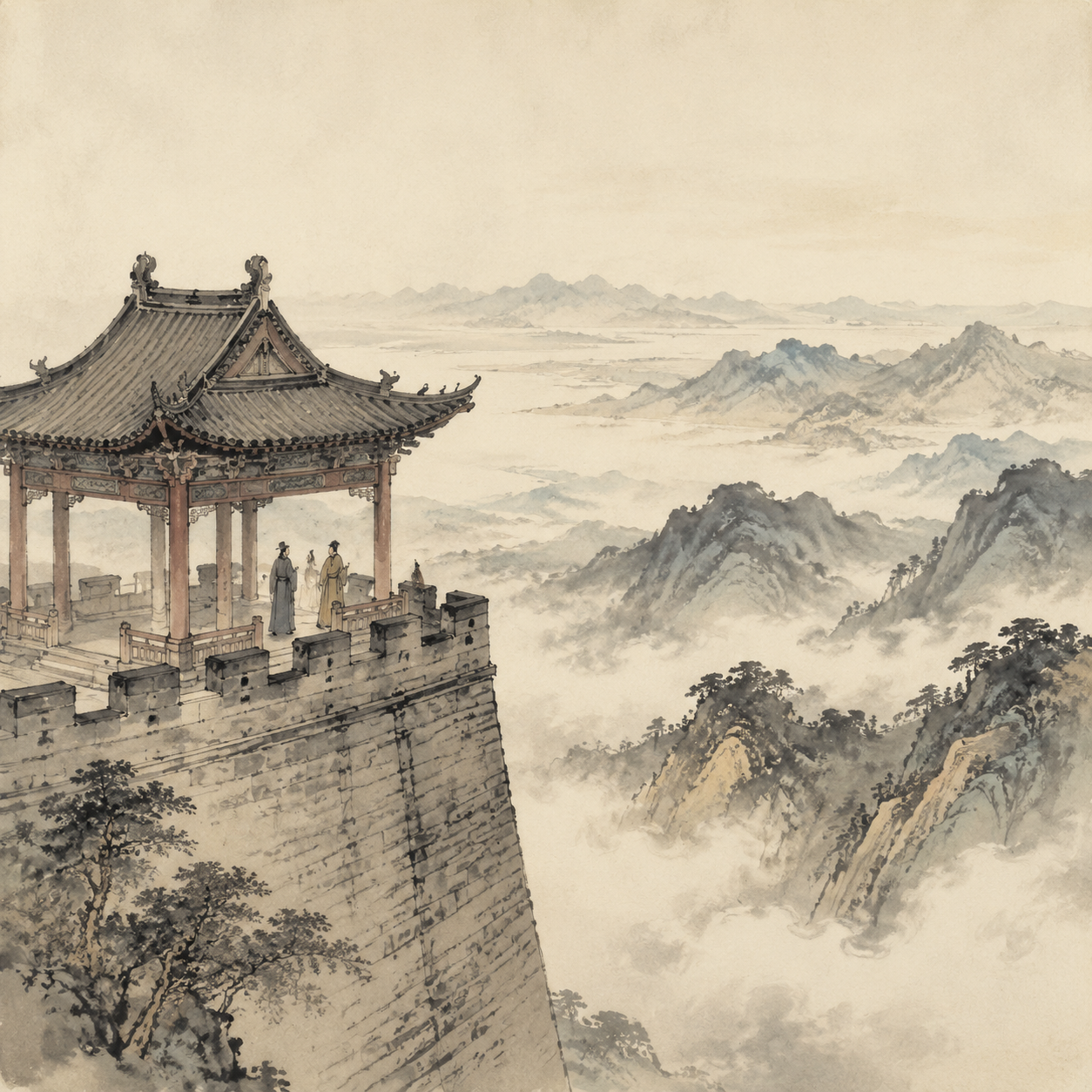 八镜台远眺