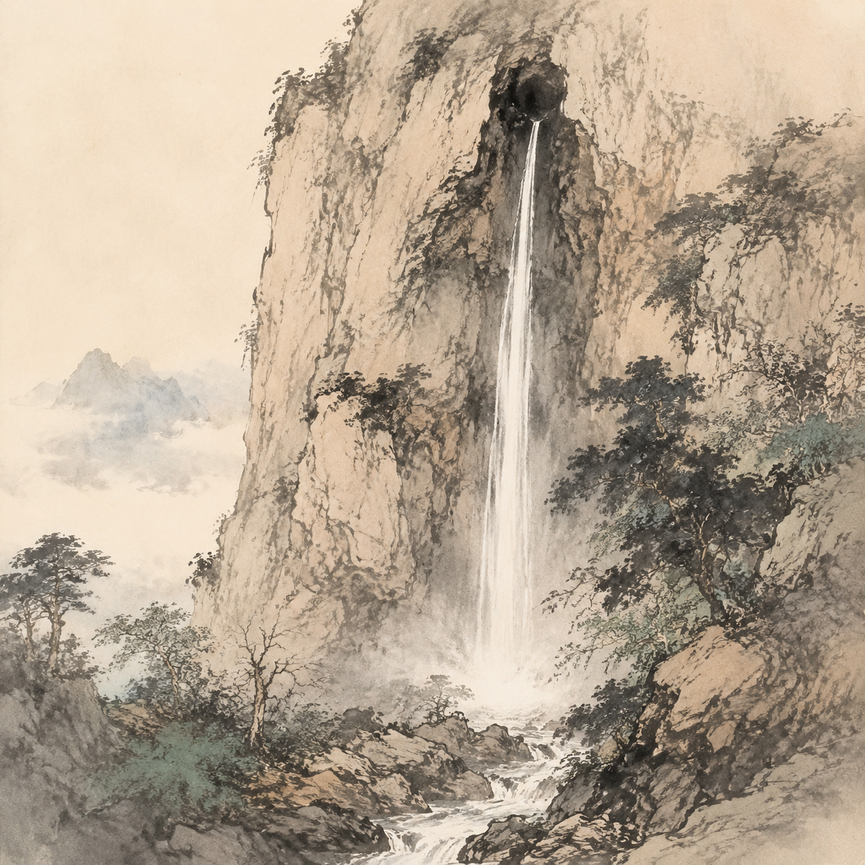 小龙湫瀑布