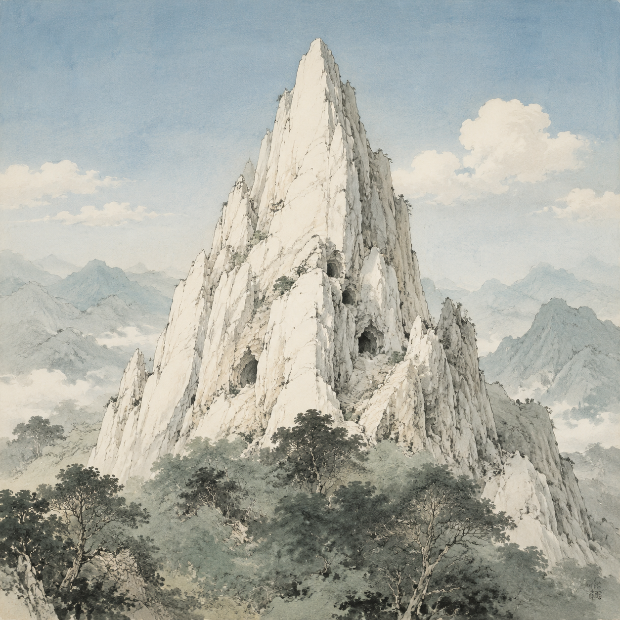玉甑峰奇景