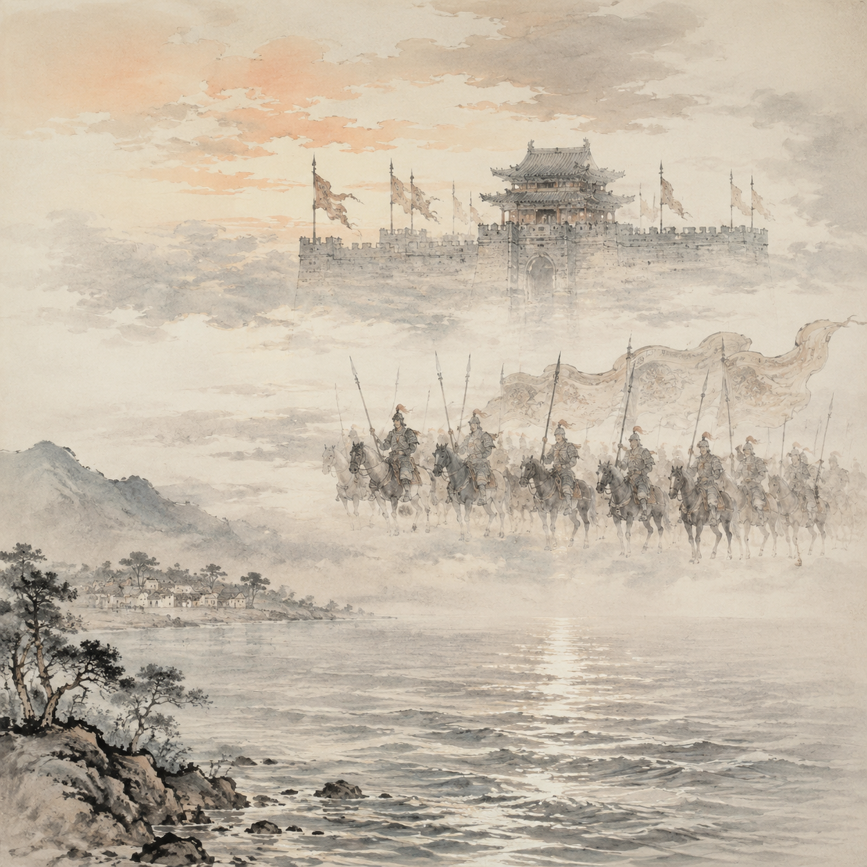 瓯江海市蜃楼幻景