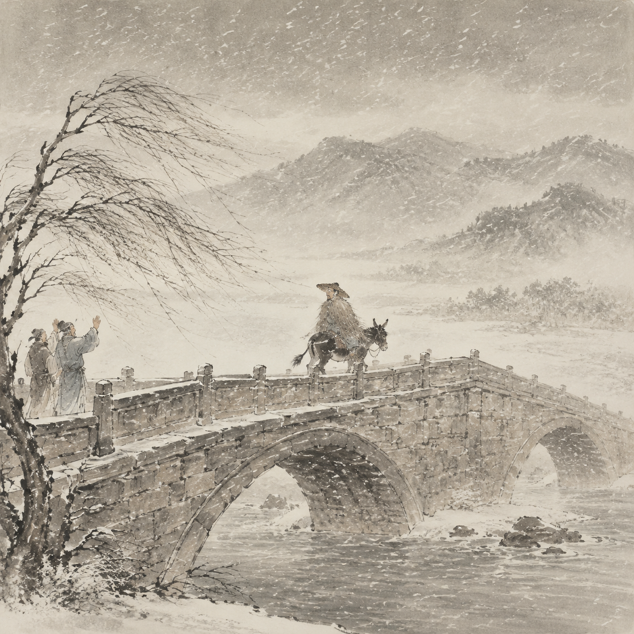 灞桥风雪