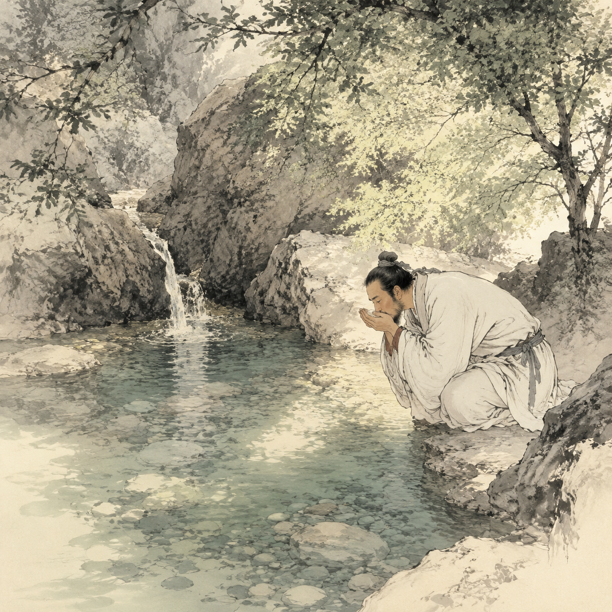 西山八功德水