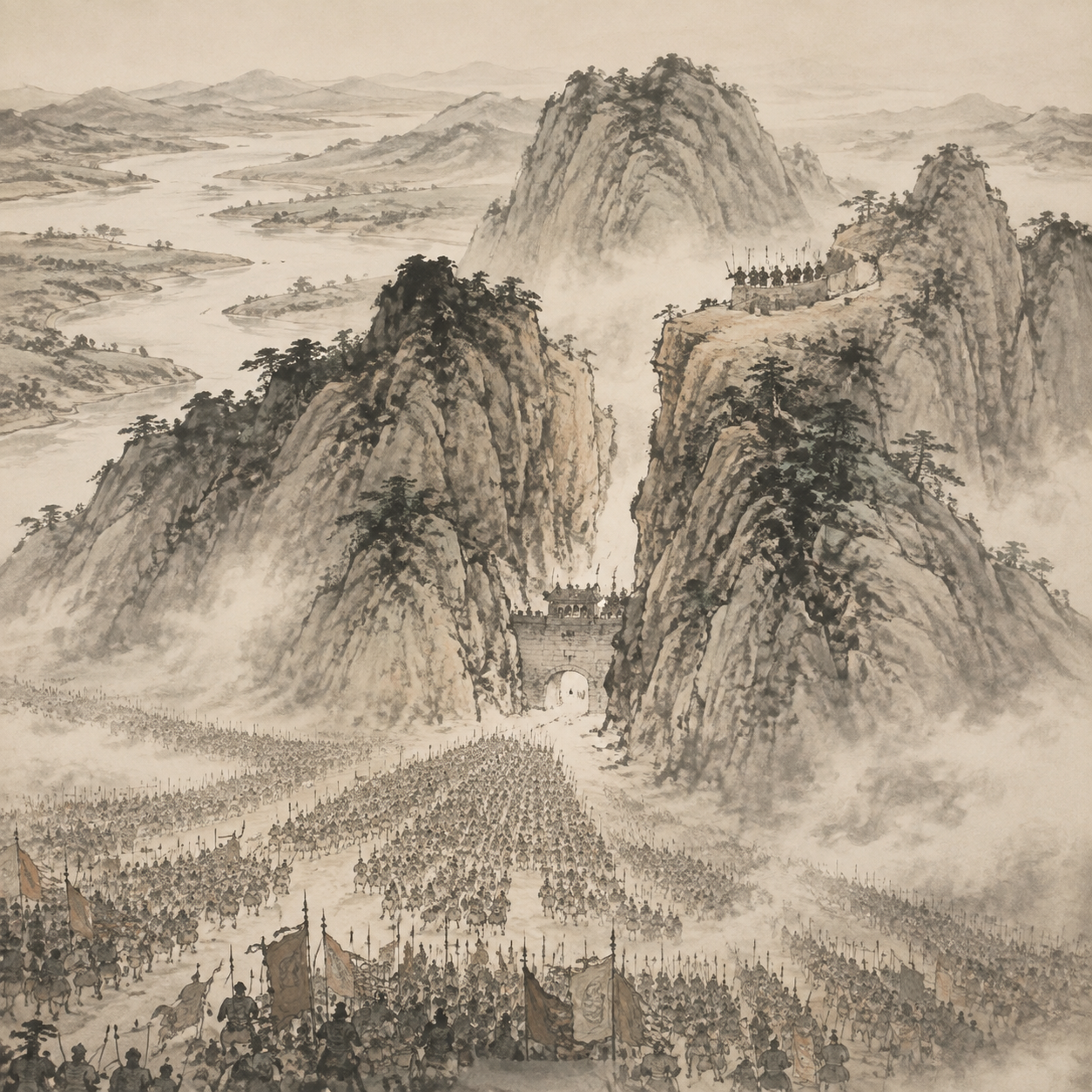 秦地险固示意图