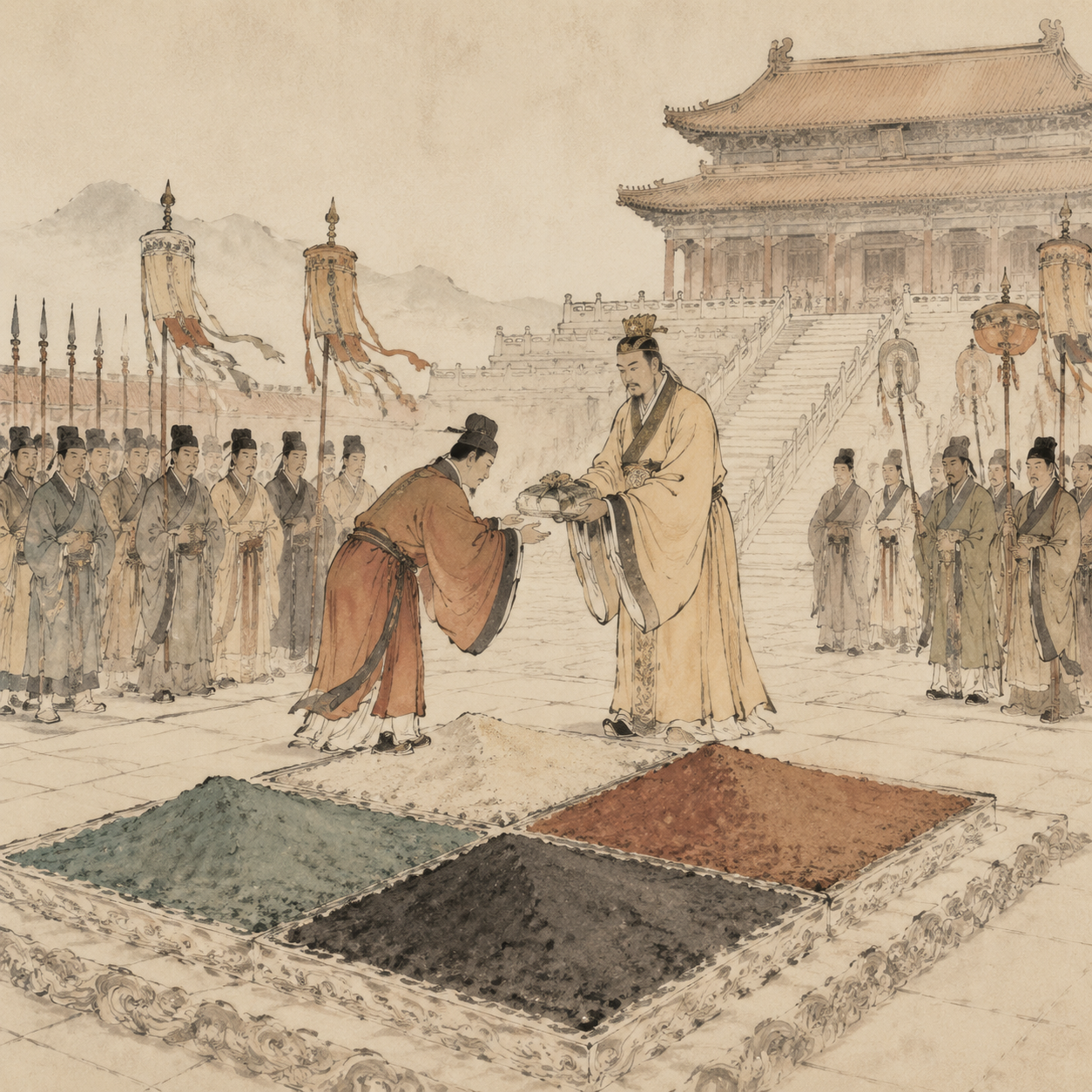 分封赐土仪式