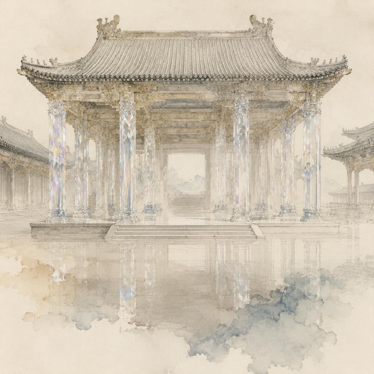 水晶宫殿想象图