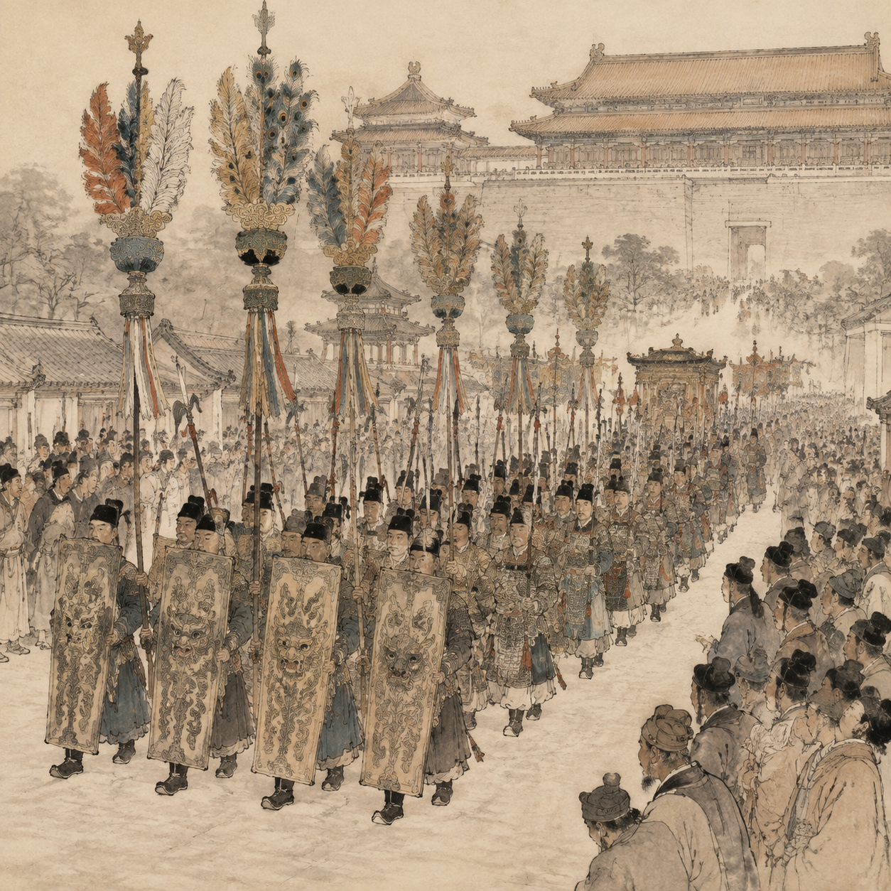 明代皇帝卤簿图