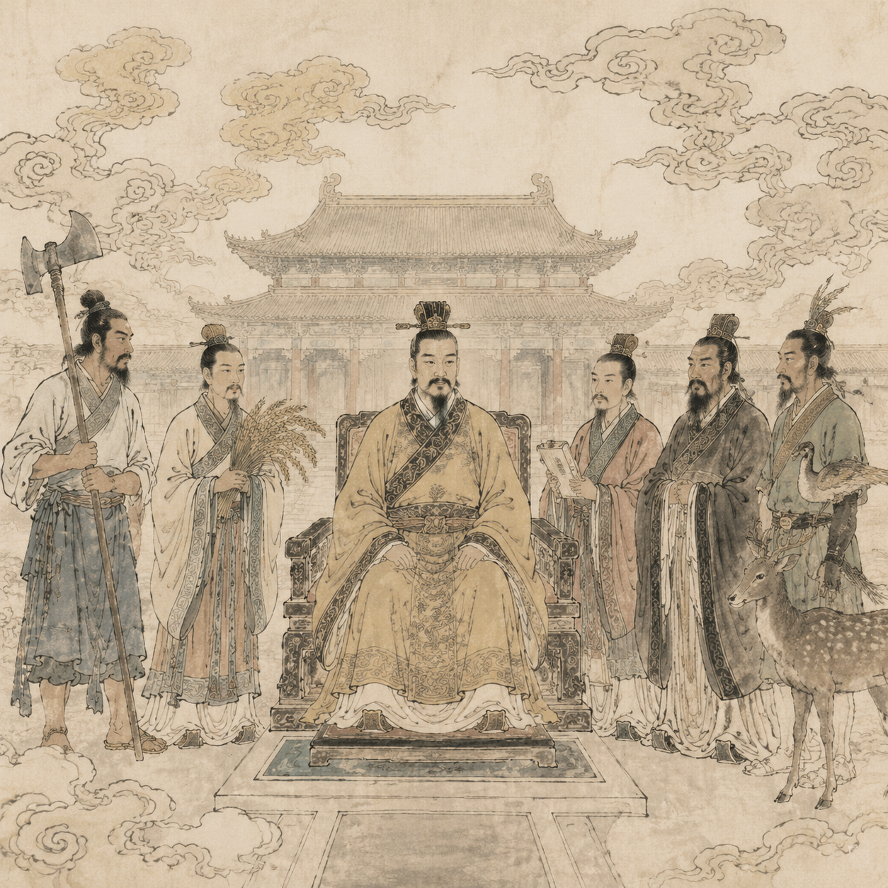 舜与五臣