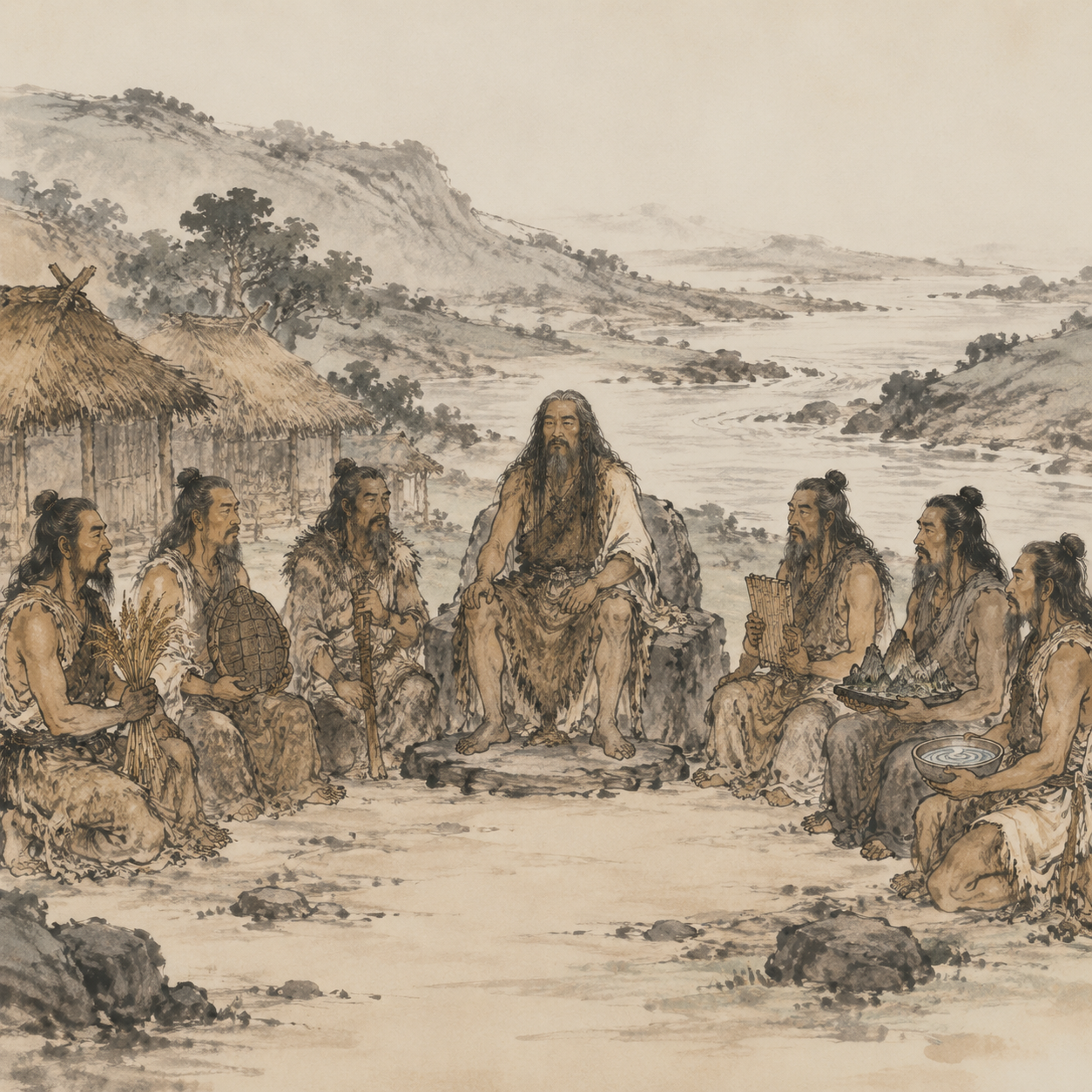 伏羲六佐各司其职
